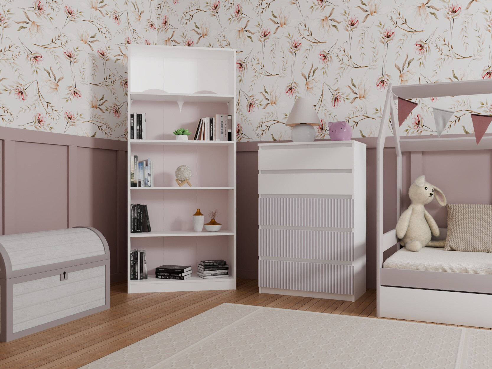 Cómoda Mortore 100 (Rosa)