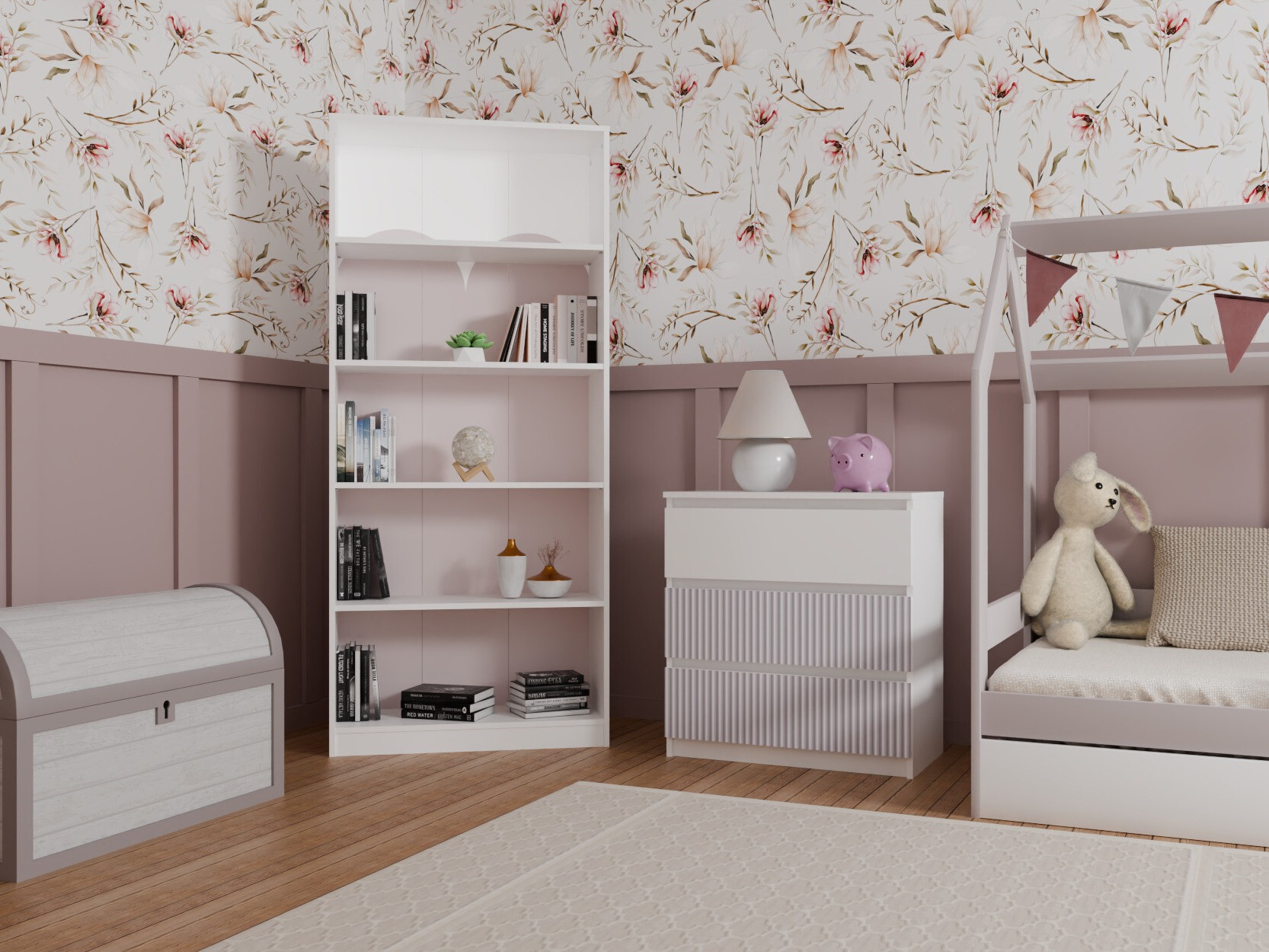 Cómoda Mortore 102 (Rosa)