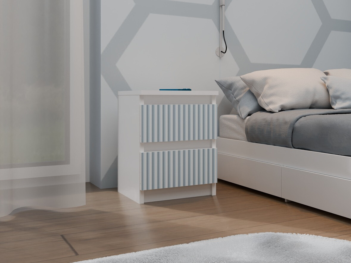 Mesilla de noche Mortore 103 (Azul)