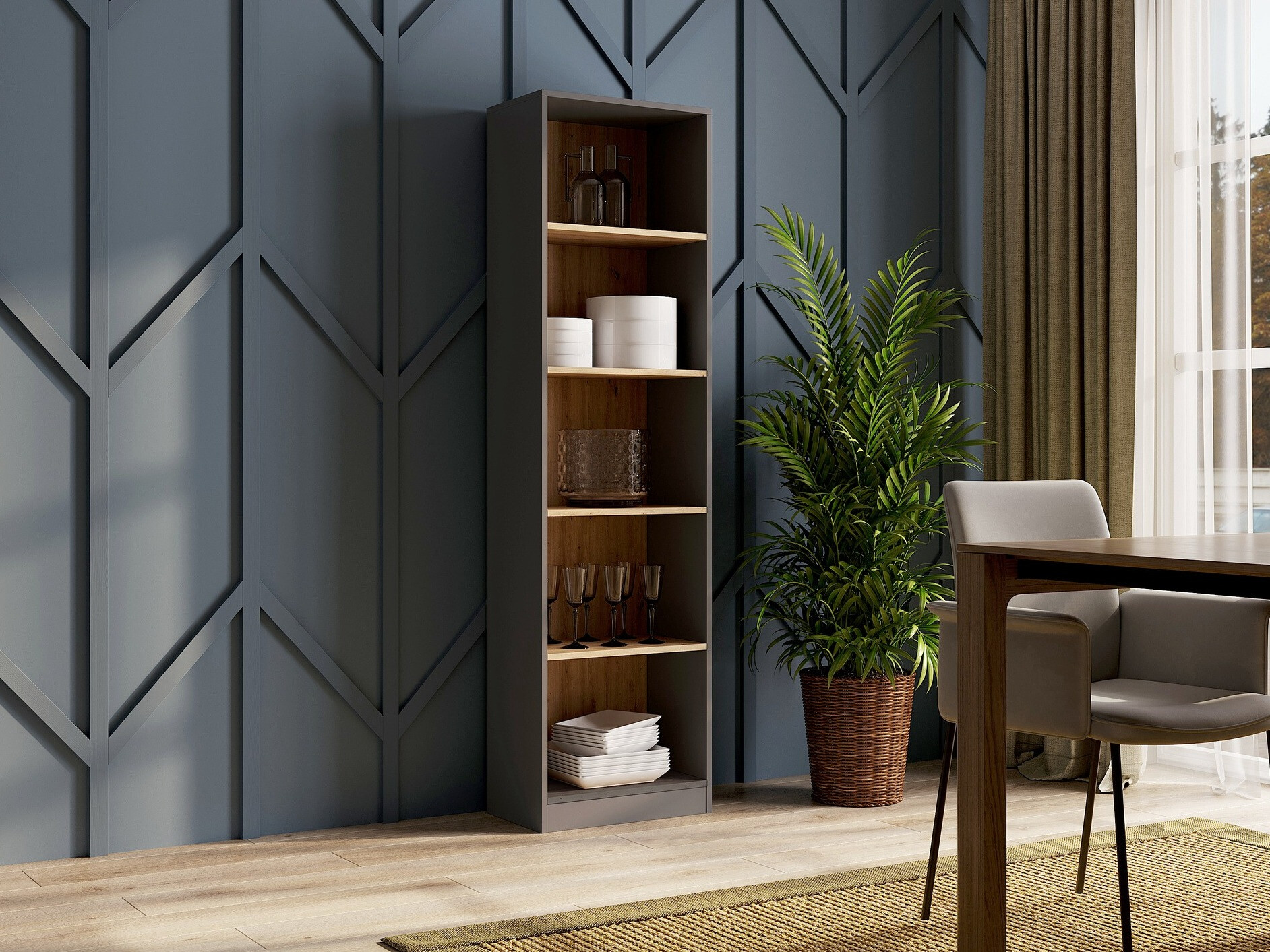 Estantería Mandeville 188 (Antracita)