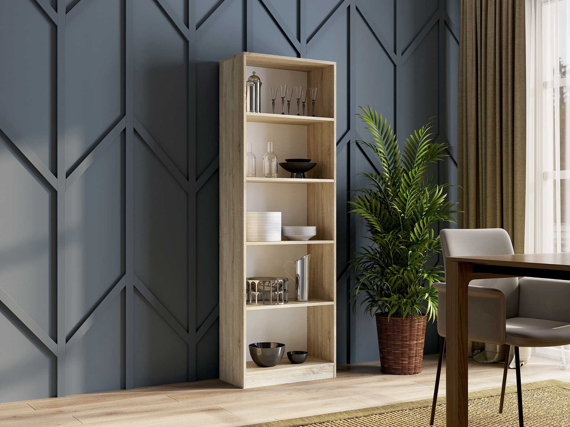 Estantería Mandeville 191 (Roble Sonoma)