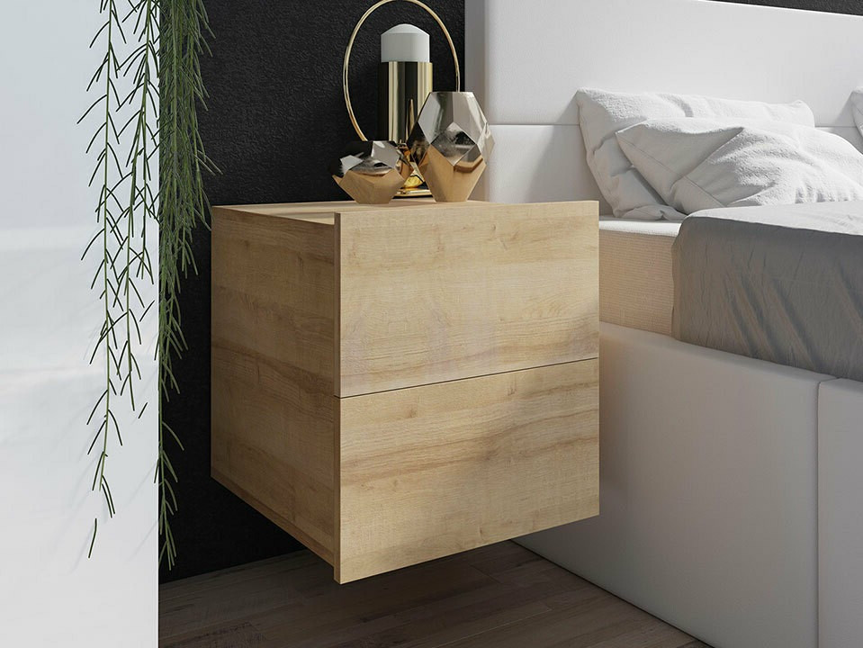 Mesilla de noche Tivdalu 127 (Roble dorado)