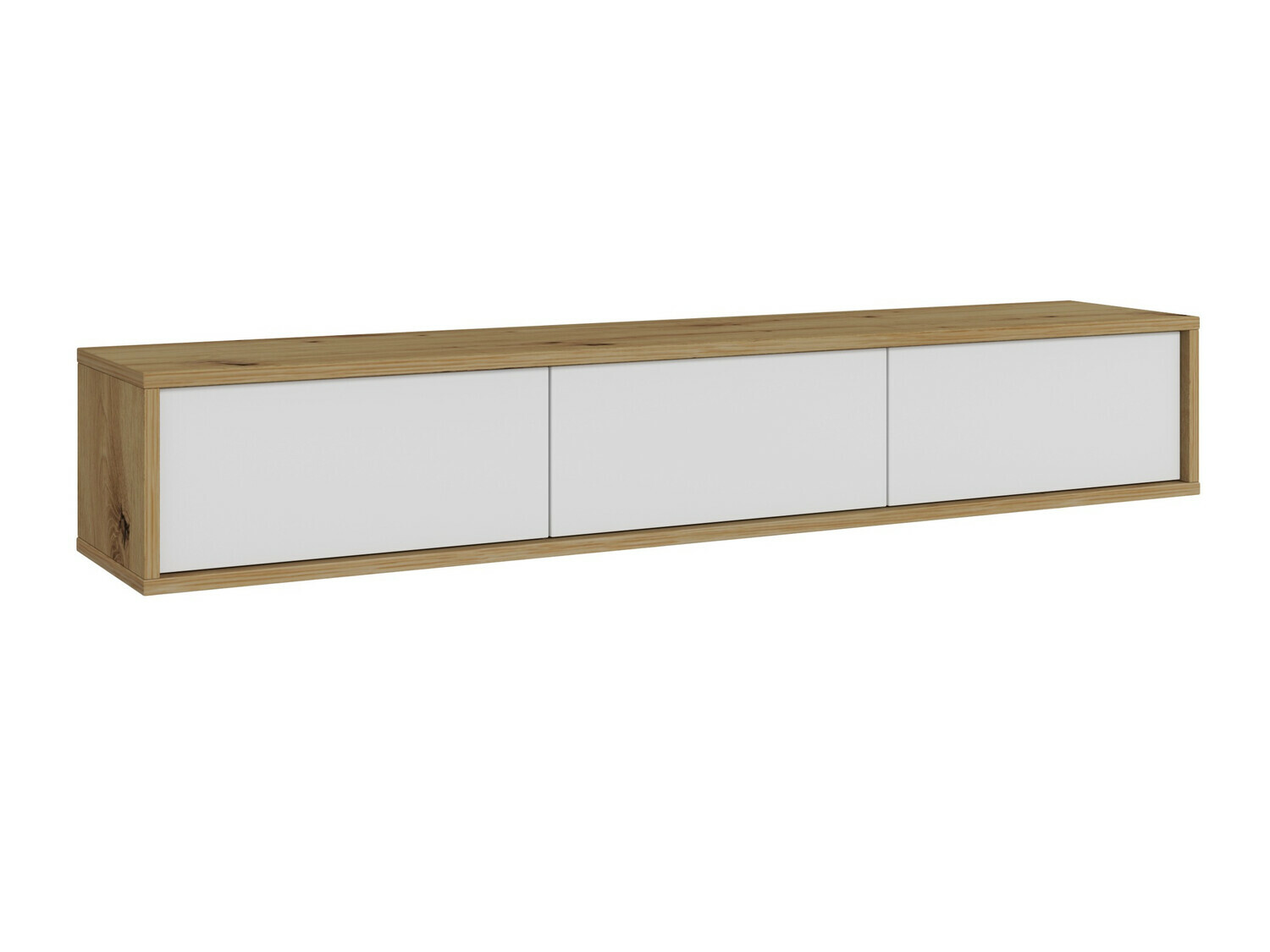 Mueble TV Austin 324 (Roble Artisan + Blanco)