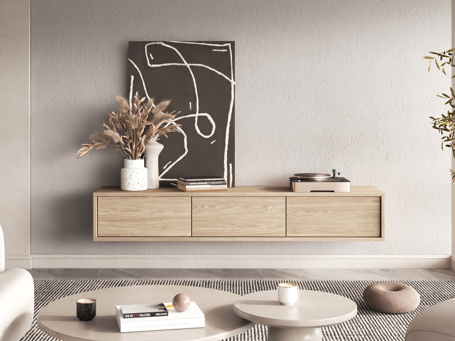 Mueble TV Austin 324 (Roble)