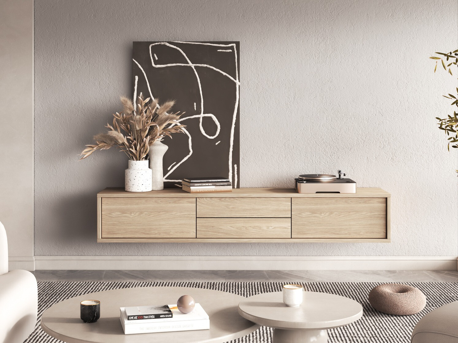 Mueble TV Austin 325 (Roble)
