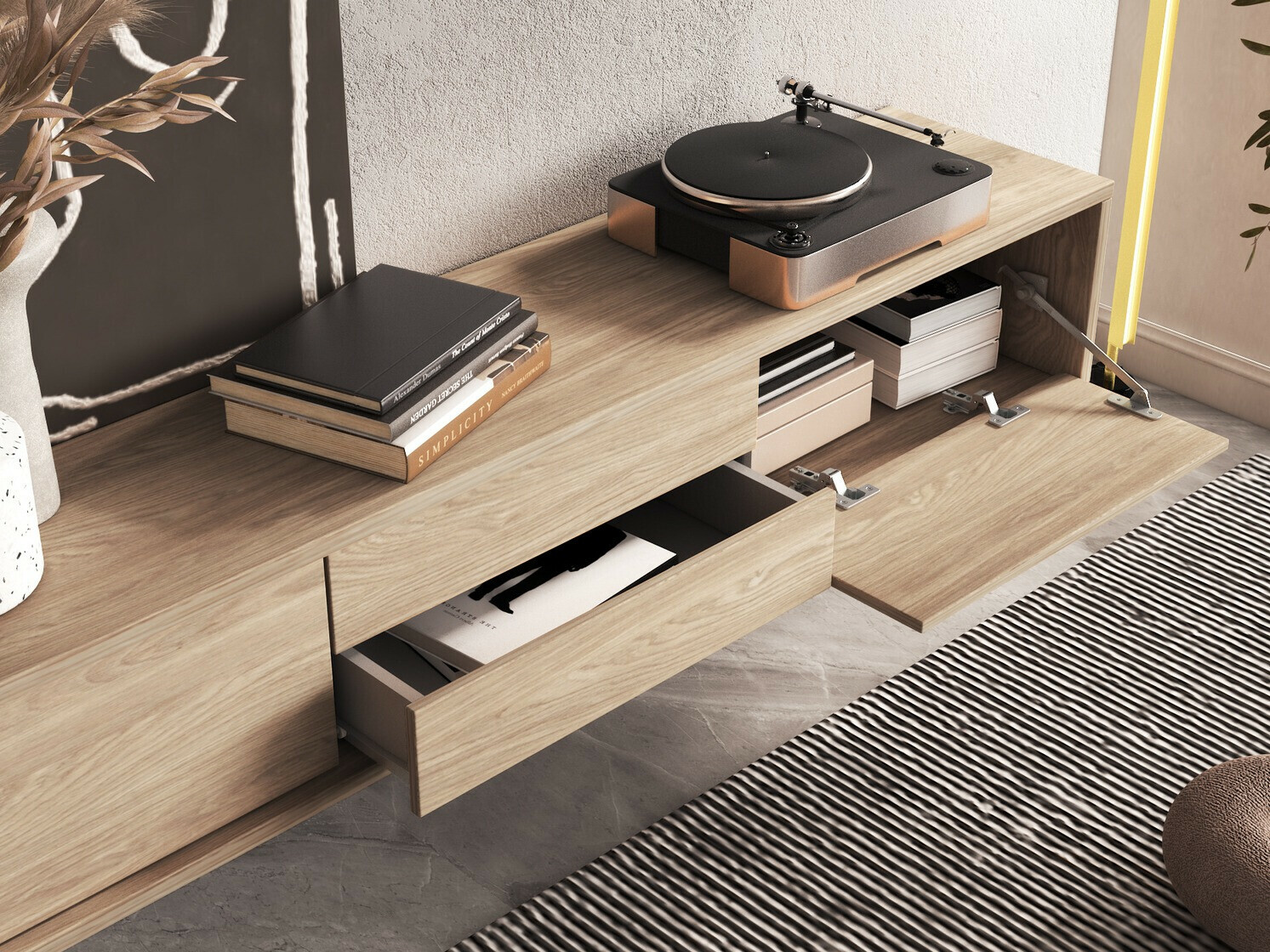 Mueble TV Austin 325 (Roble)