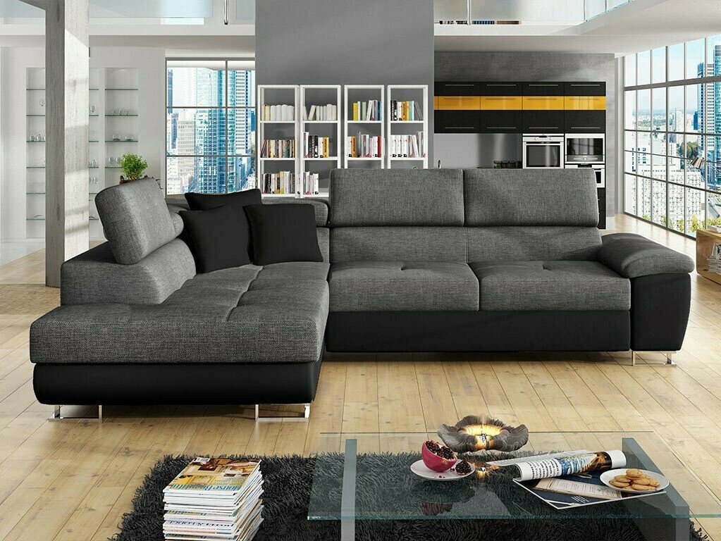 Sofá rinconero Comfivo Ruta III (Soft 011 + Lux 06)