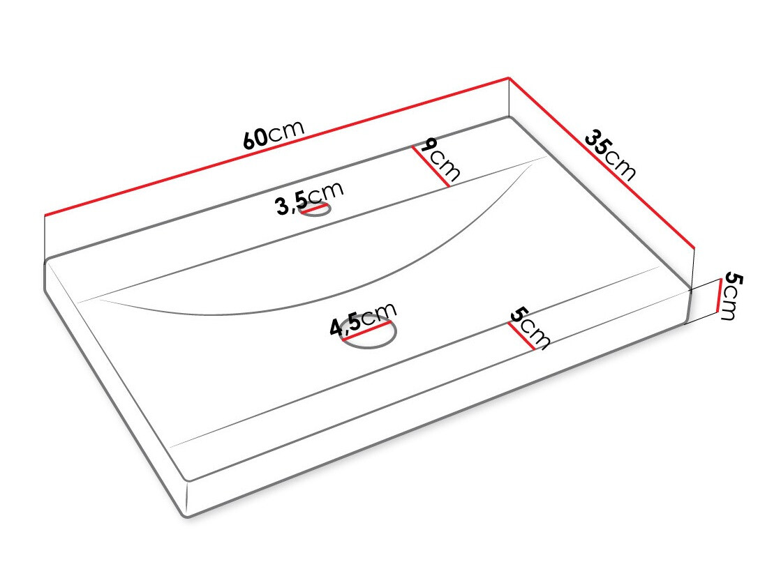 Conjunto de mueble de baño Sarasota 168 (Bodega + Negro)
