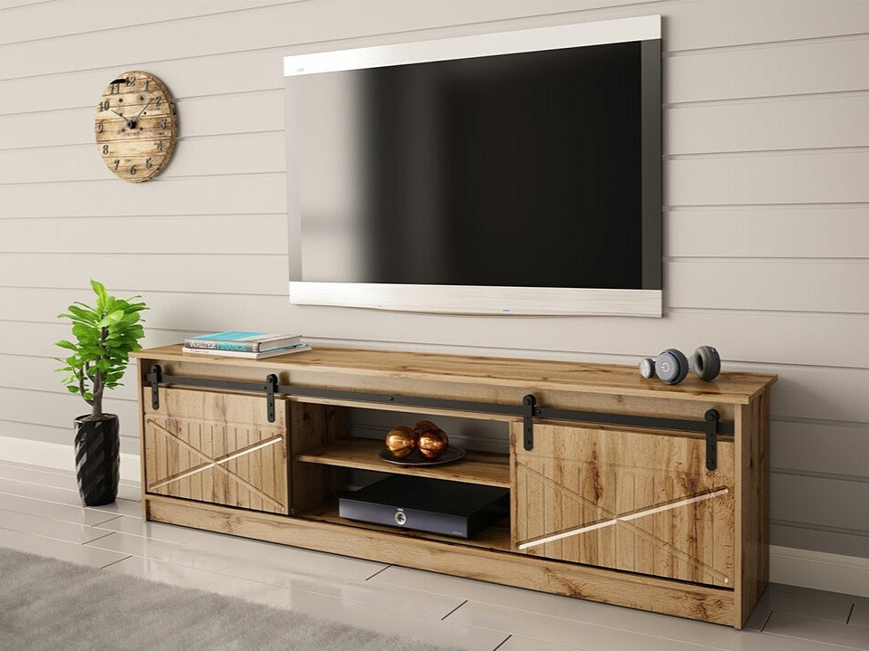 Mueble TV Charlotte 156 (Roble wotan)