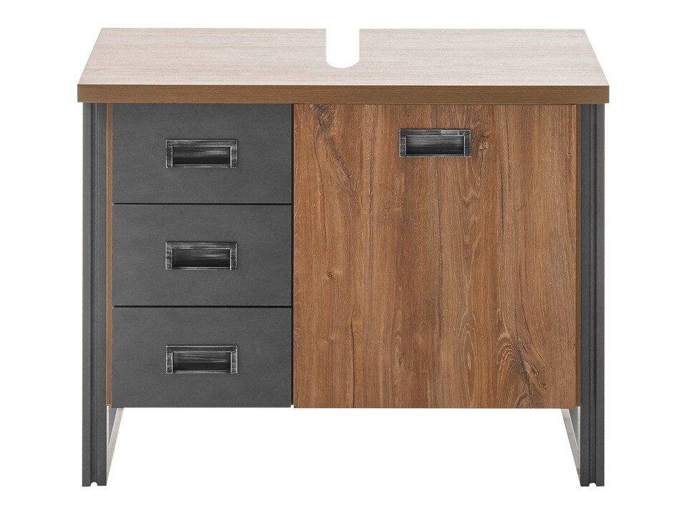 Armario de baño de pie para lavabo Virmeli 140