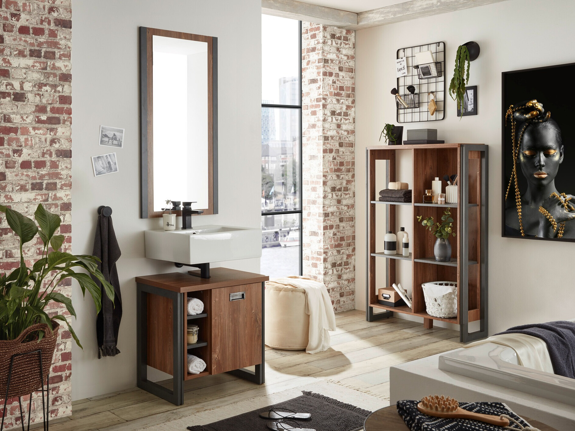 Conjunto de mueble de baño Virmeli 143