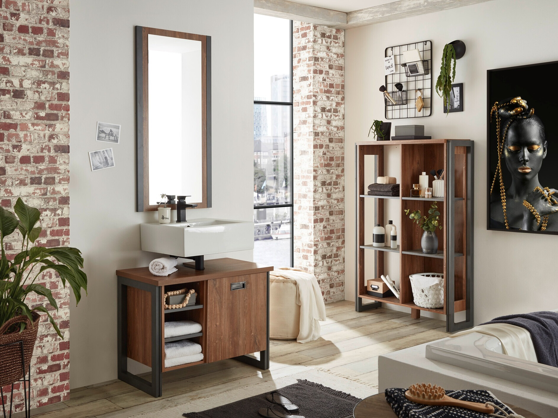 Conjunto de mueble de baño Virmeli 146