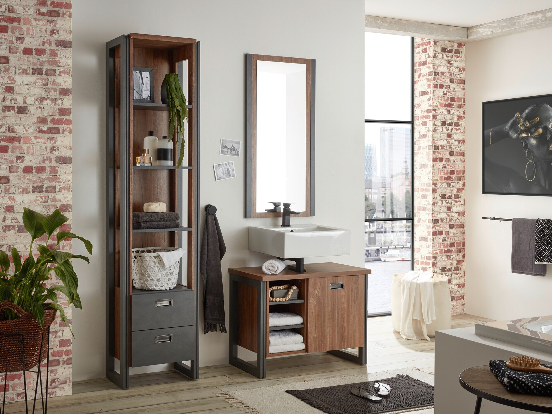 Conjunto de mueble de baño Virmeli 147