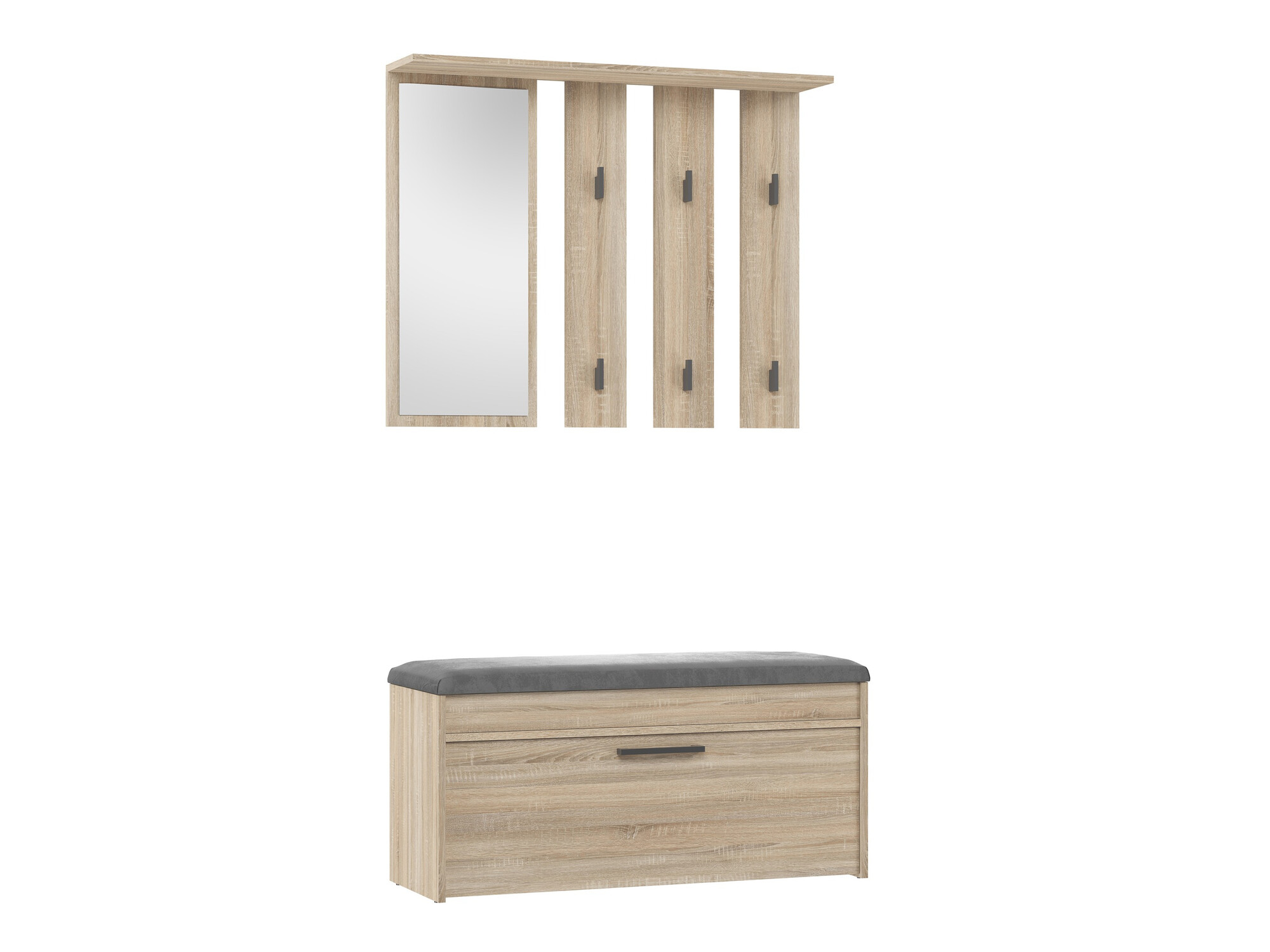 Conjunto para recibidor Mandeville 218 (Roble Sonoma)