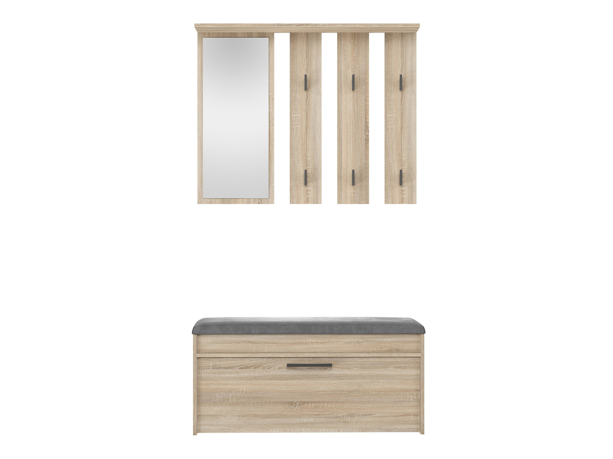 Conjunto para recibidor Mandeville 218 (Roble Sonoma)