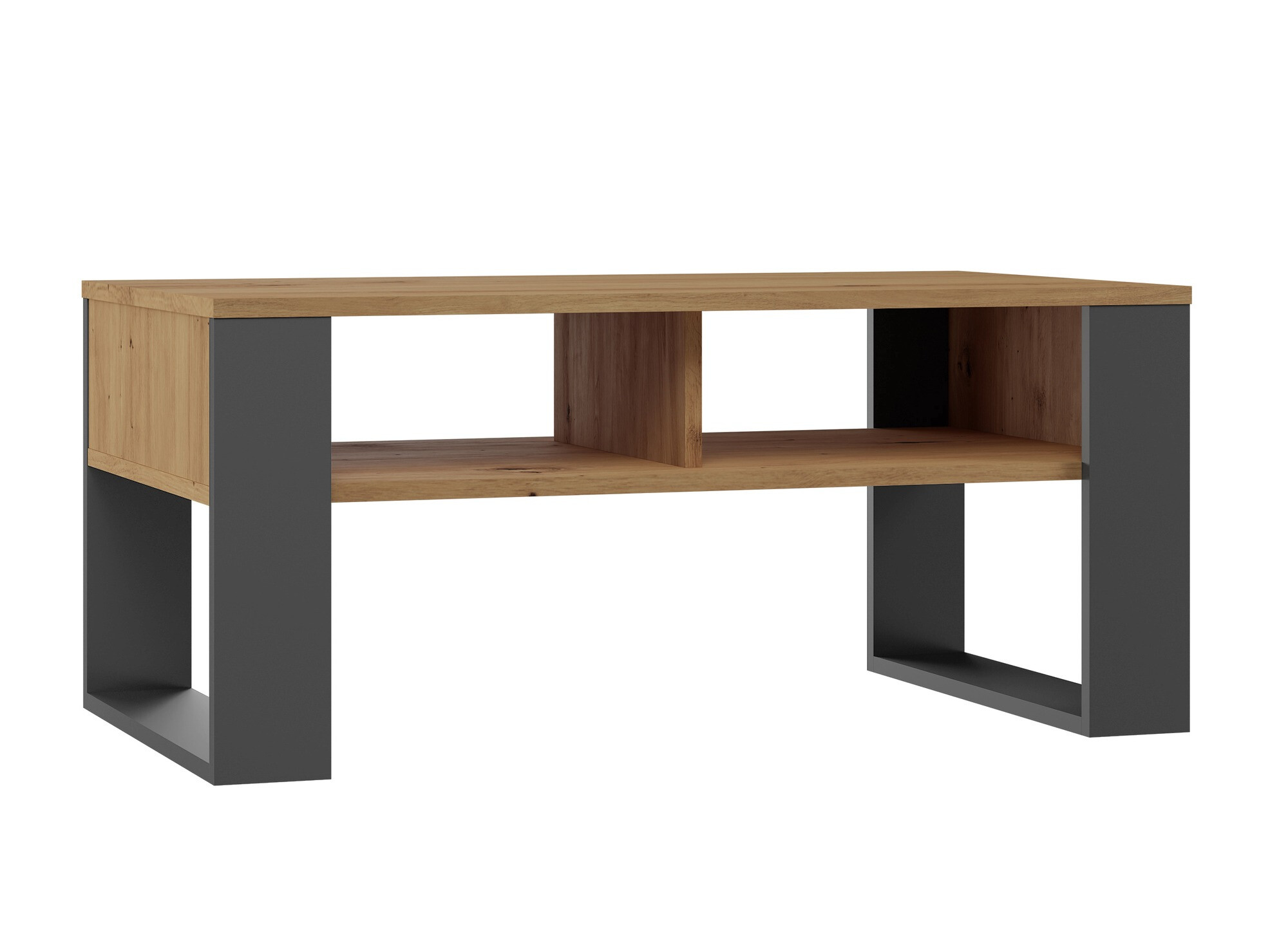 Mesa de centro Mandeville 209 (Roble Artisan + Antracita)