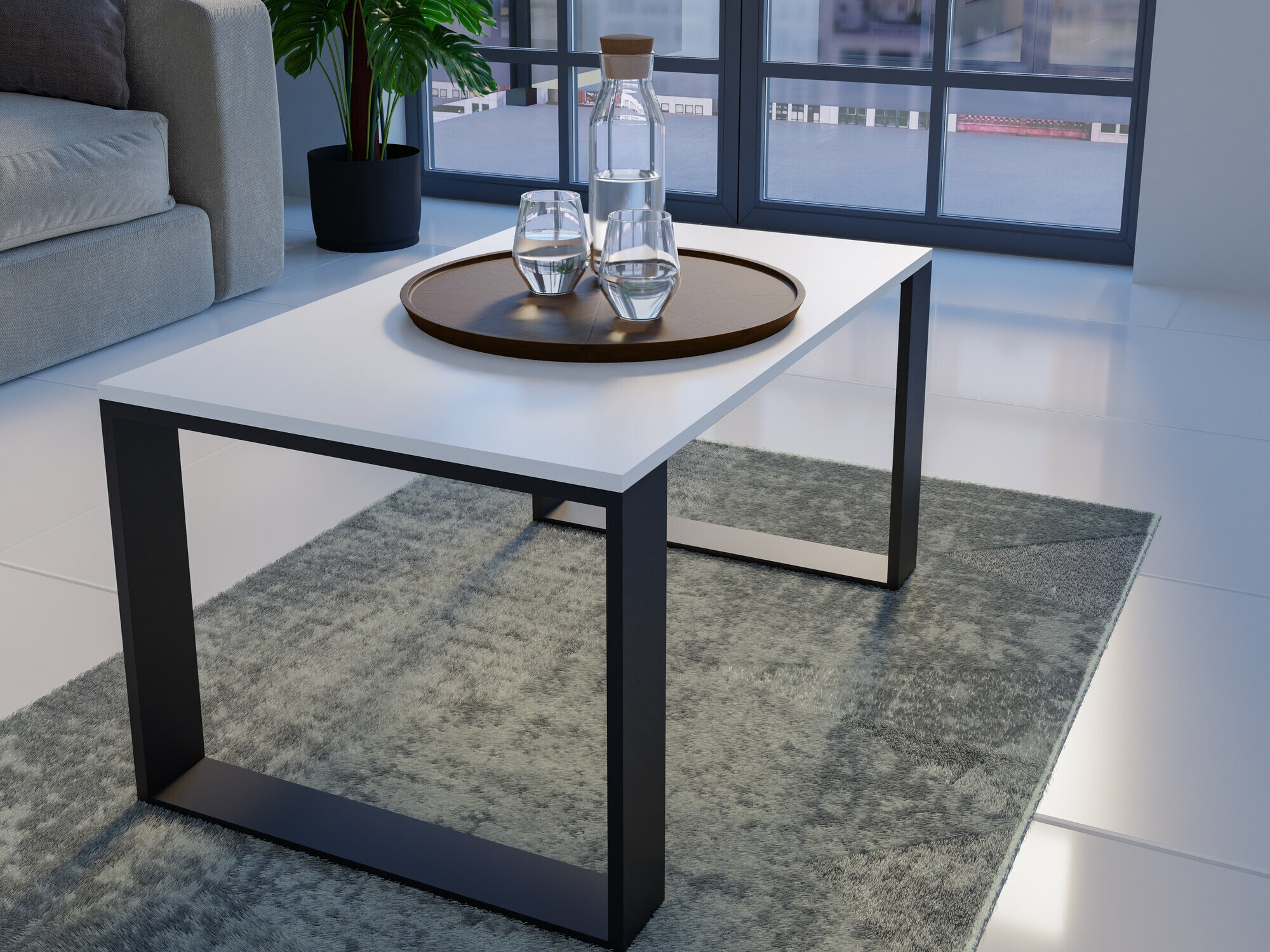 Mesa de centro Mandeville 217 (Blanco)