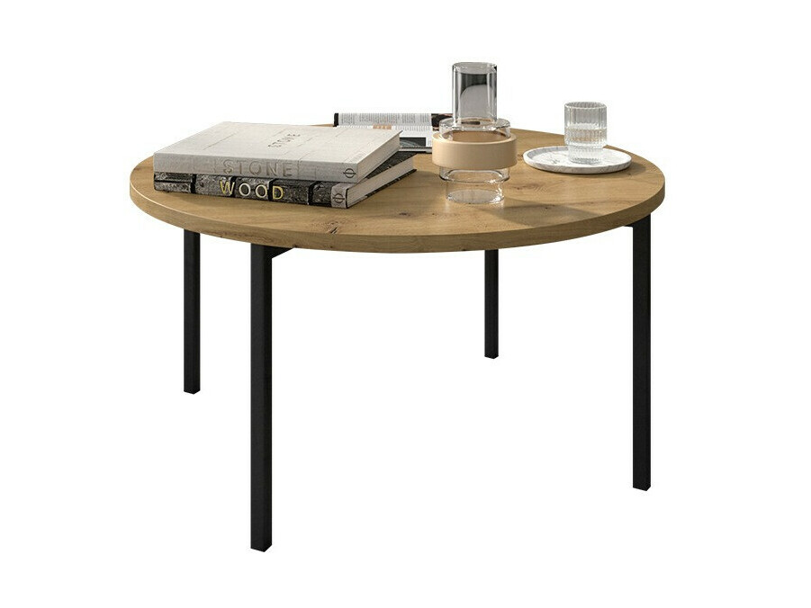Mesa de centro Providence 182 (Roble Artisan + Negro)
