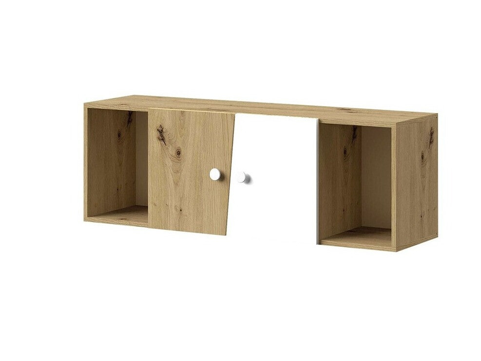 Armario de pared Almira 112 (Roble Artisan + Blanco)