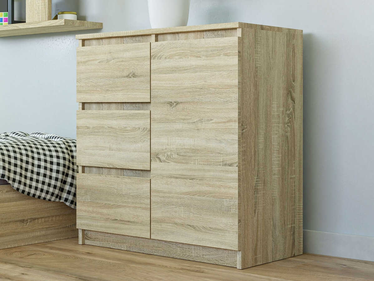 Cómoda Elbvelu 110 (Roble Sonoma)