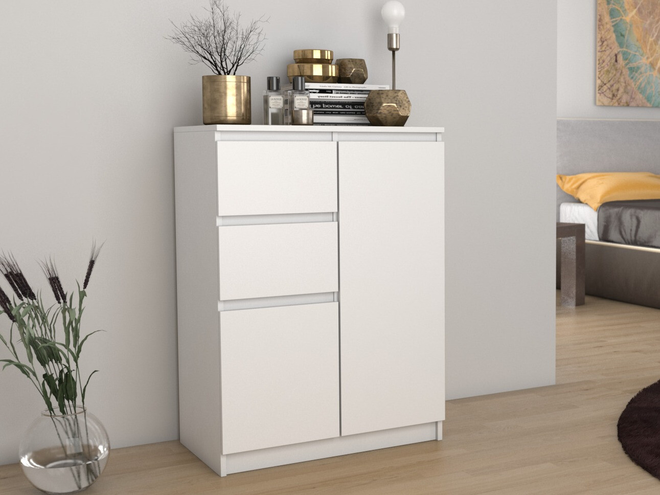 Cómoda Elbvelu 111 (Blanco)