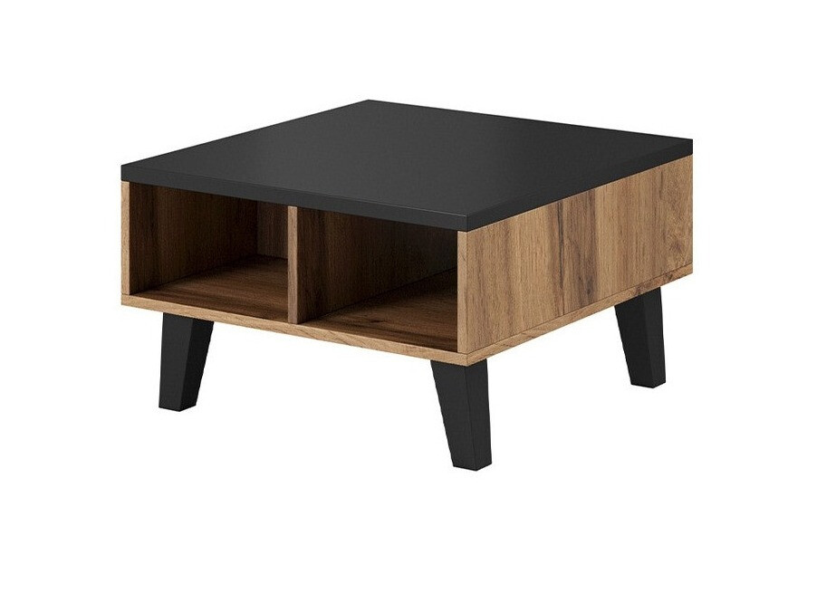 Mesa de centro Larfloi 100 (Roble wotan + Negro)