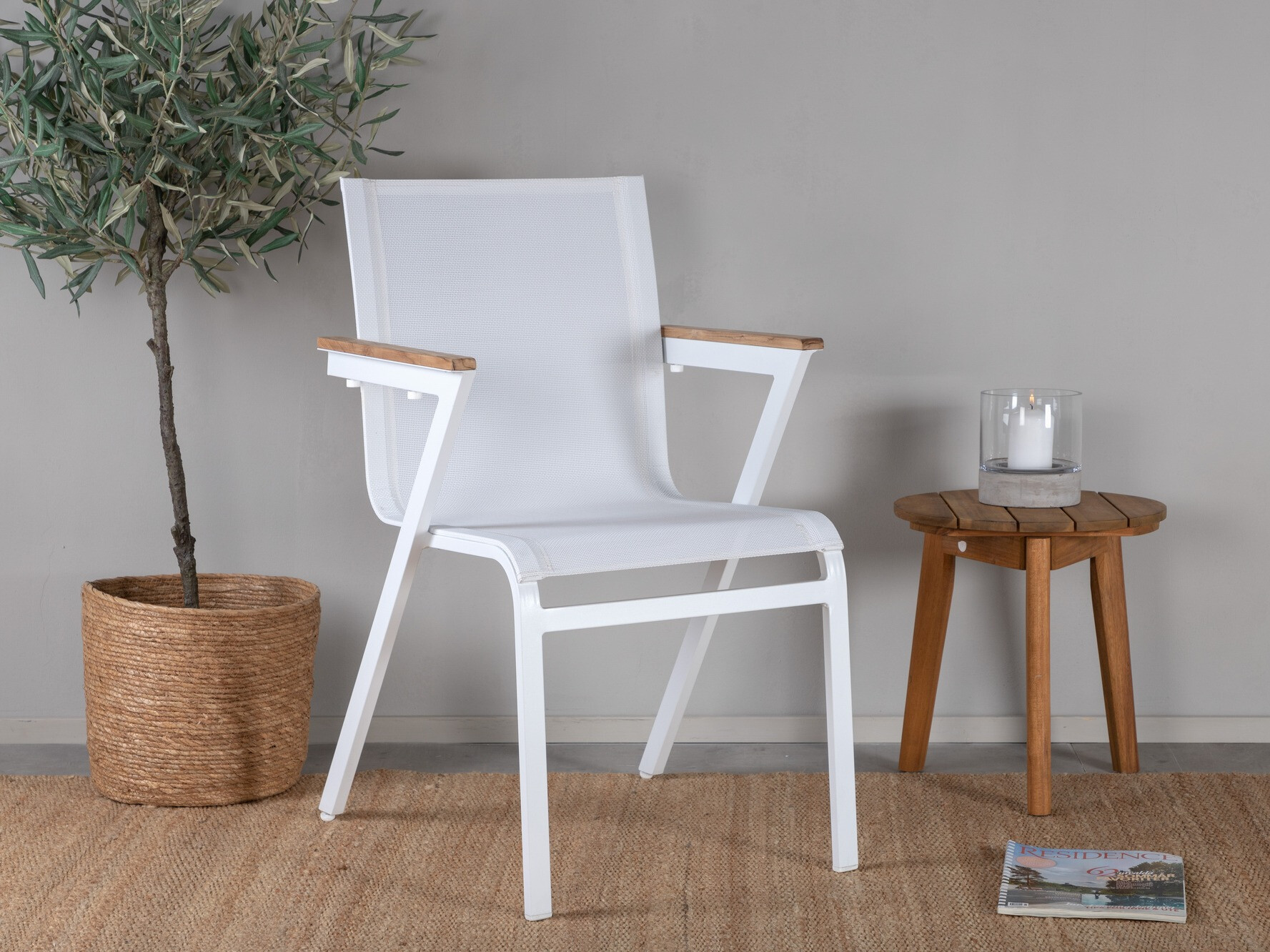 Silla para exterior Dallas 679 (Blanco)