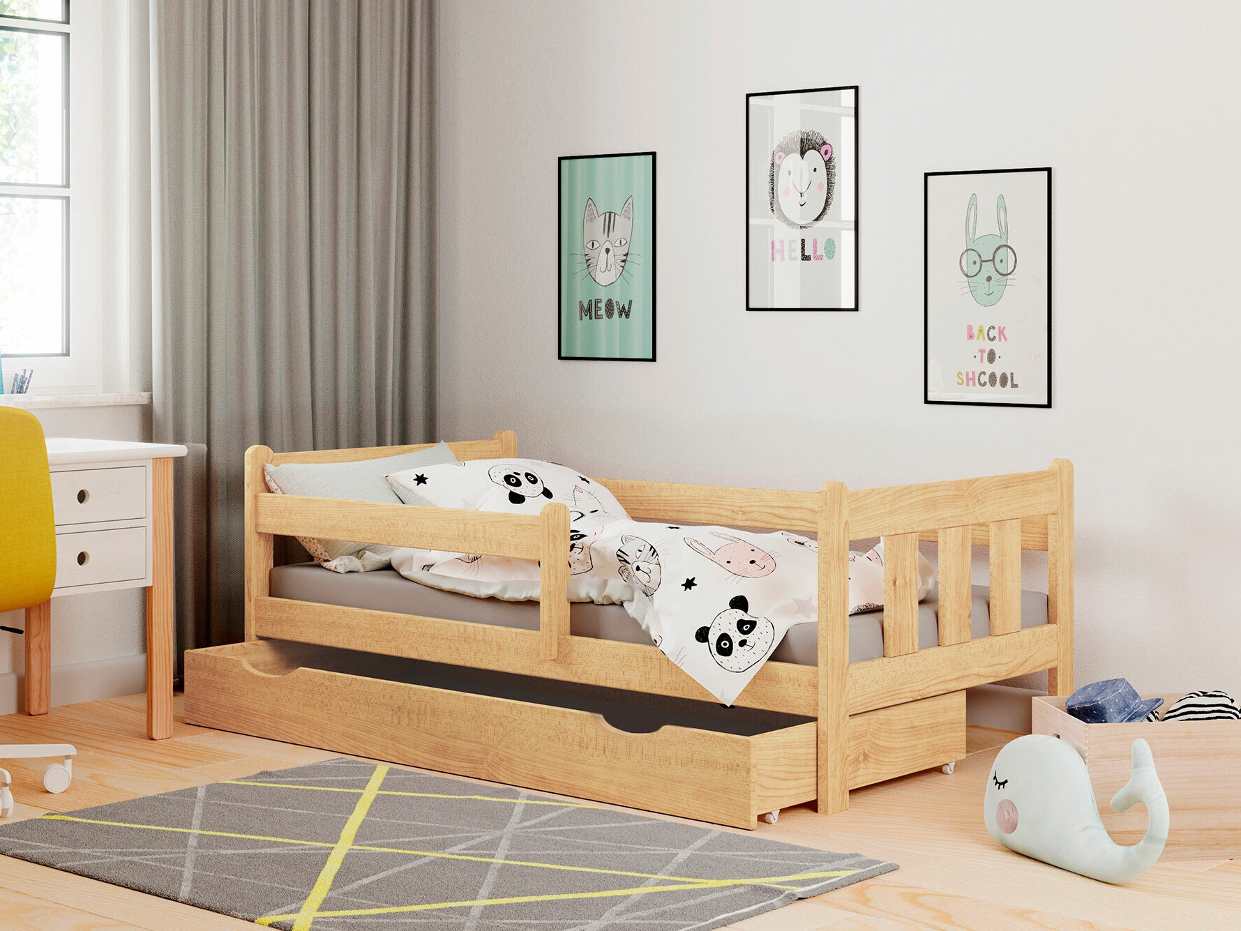 Cama Houston 889 (Pino)