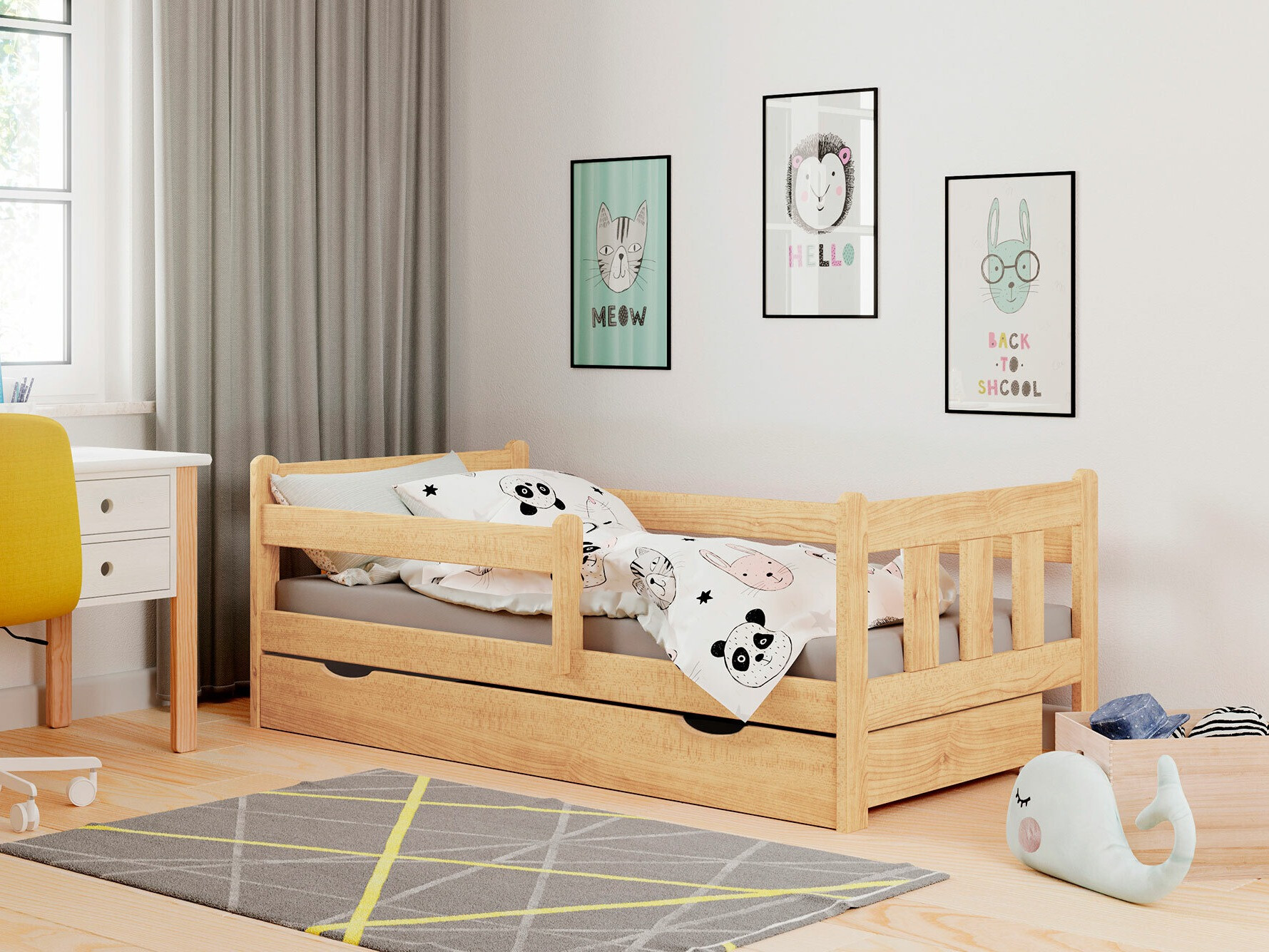 Cama Houston 889 (Pino)