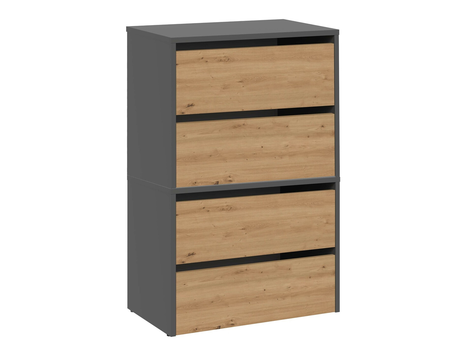 Zapatero Mandeville 223 (Antracita + Roble Artisan)