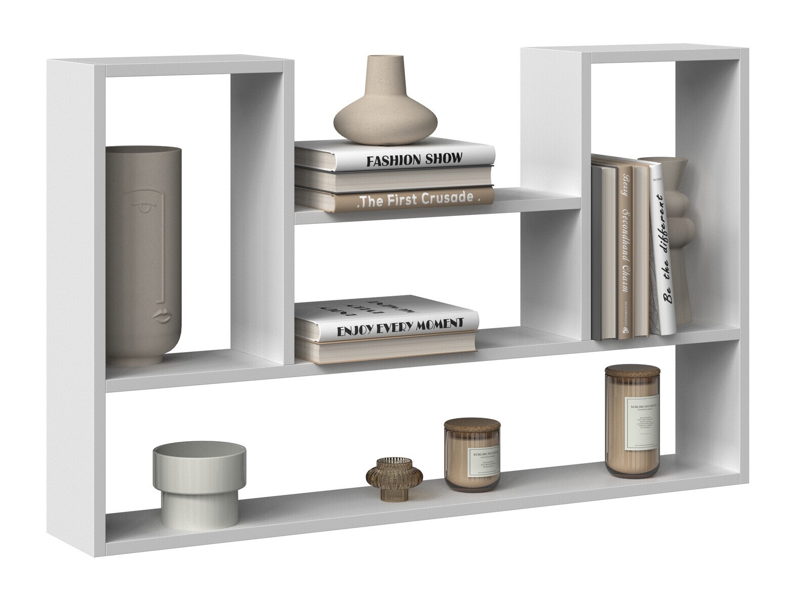 Estantería de pared Mandeville 225 (Blanco)
