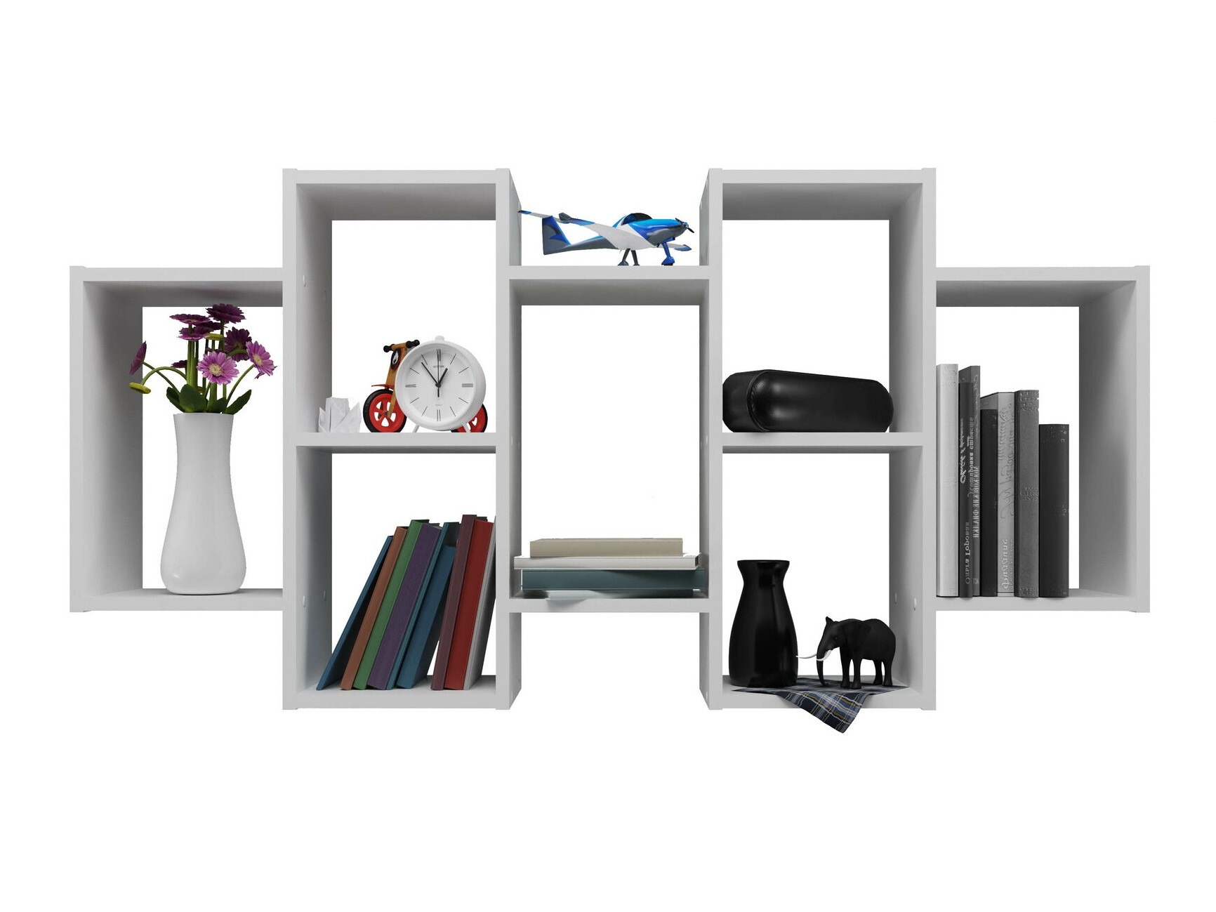 Estantería de pared Mandeville 226 (Blanco)