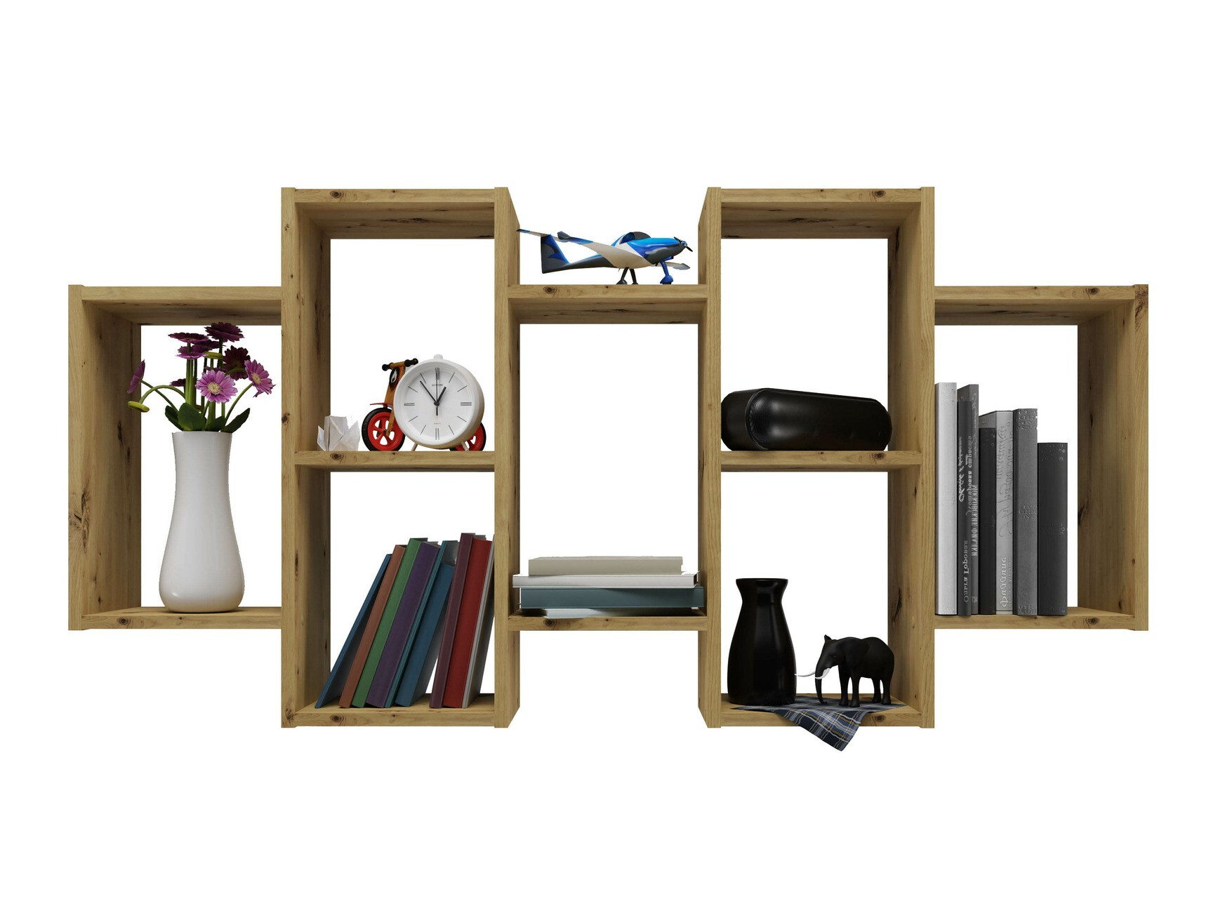 Estantería de pared Mandeville 226 (Roble Artisan)