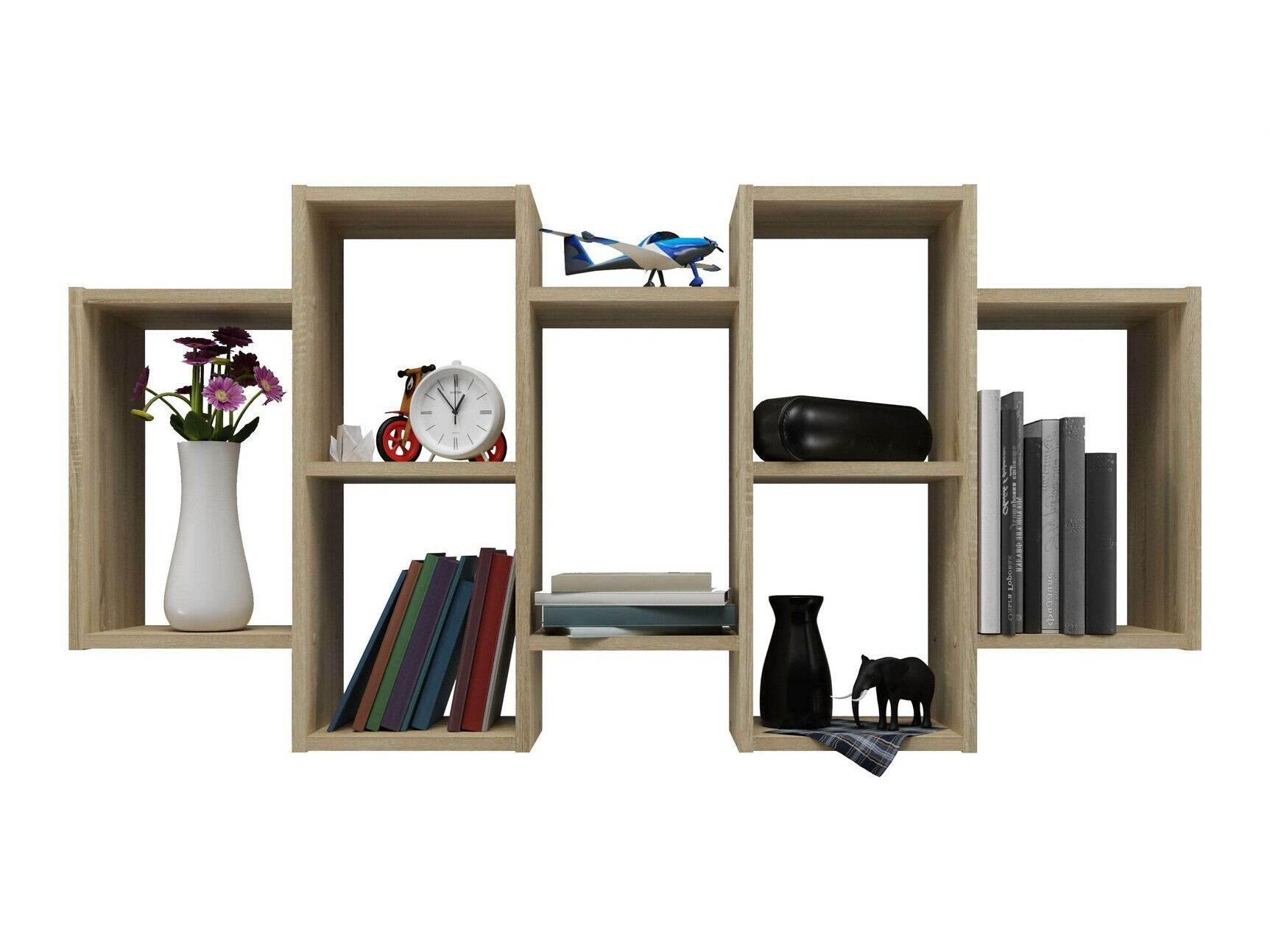 Estantería de pared Mandeville 226 (Roble Sonoma)