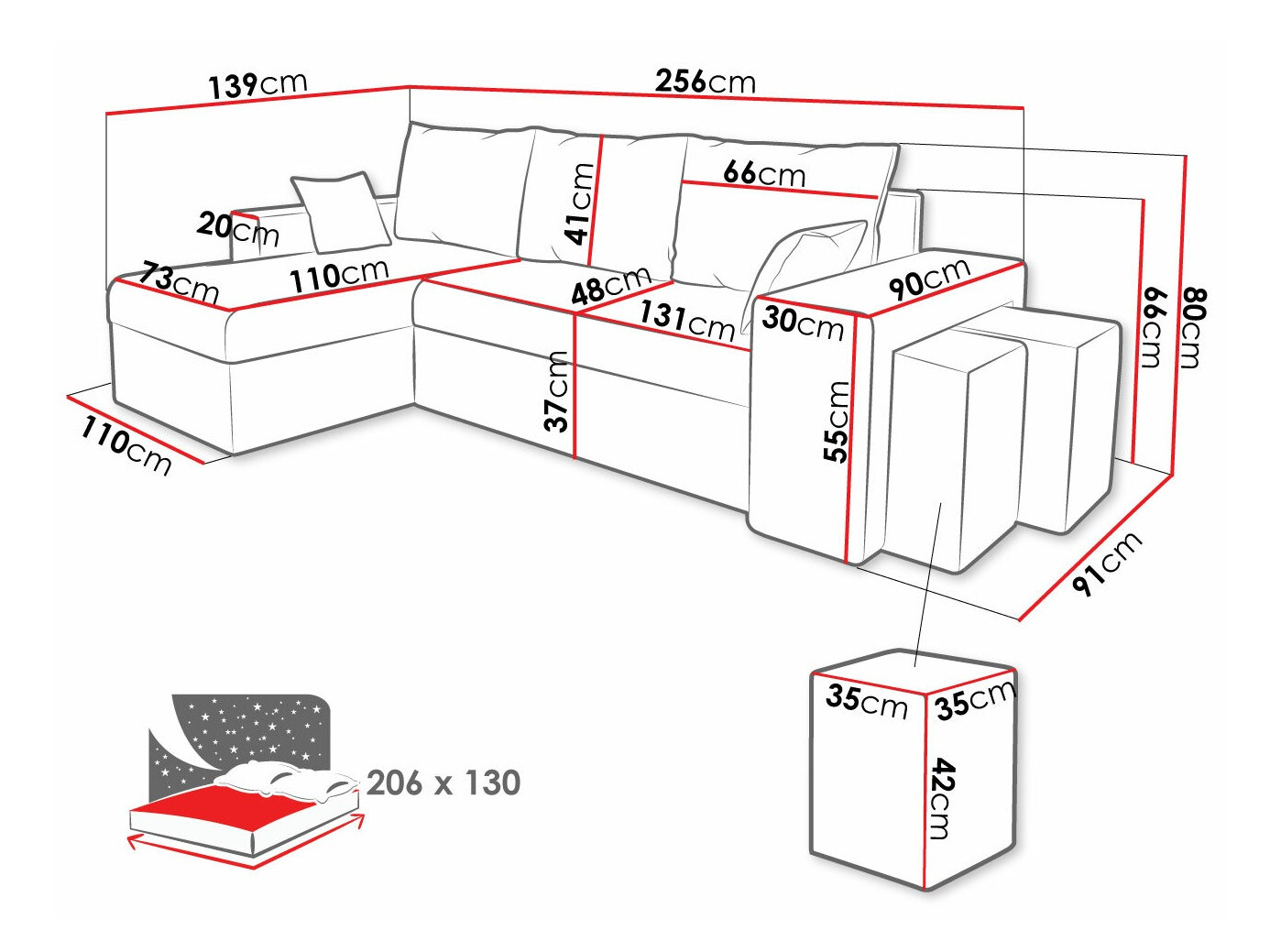 Sofá rinconero Memphis 138 (Poso 01)