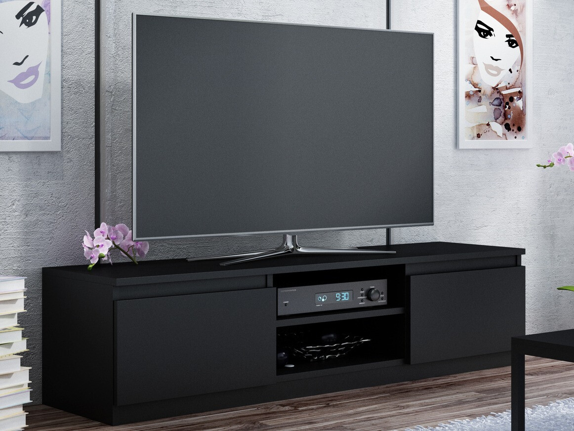 Mueble TV Elbvelu 125 (Negro)