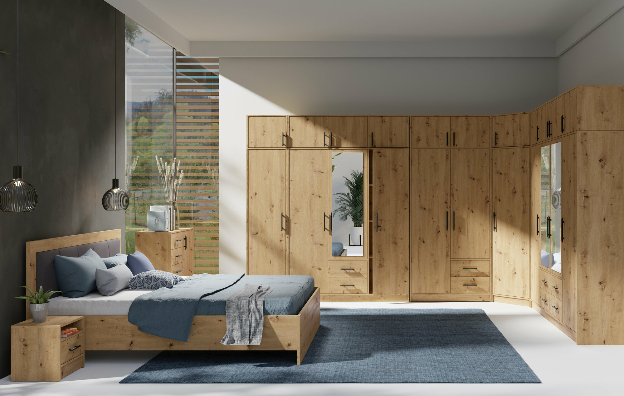 Armario Cavmero 101 (Roble Artisan)