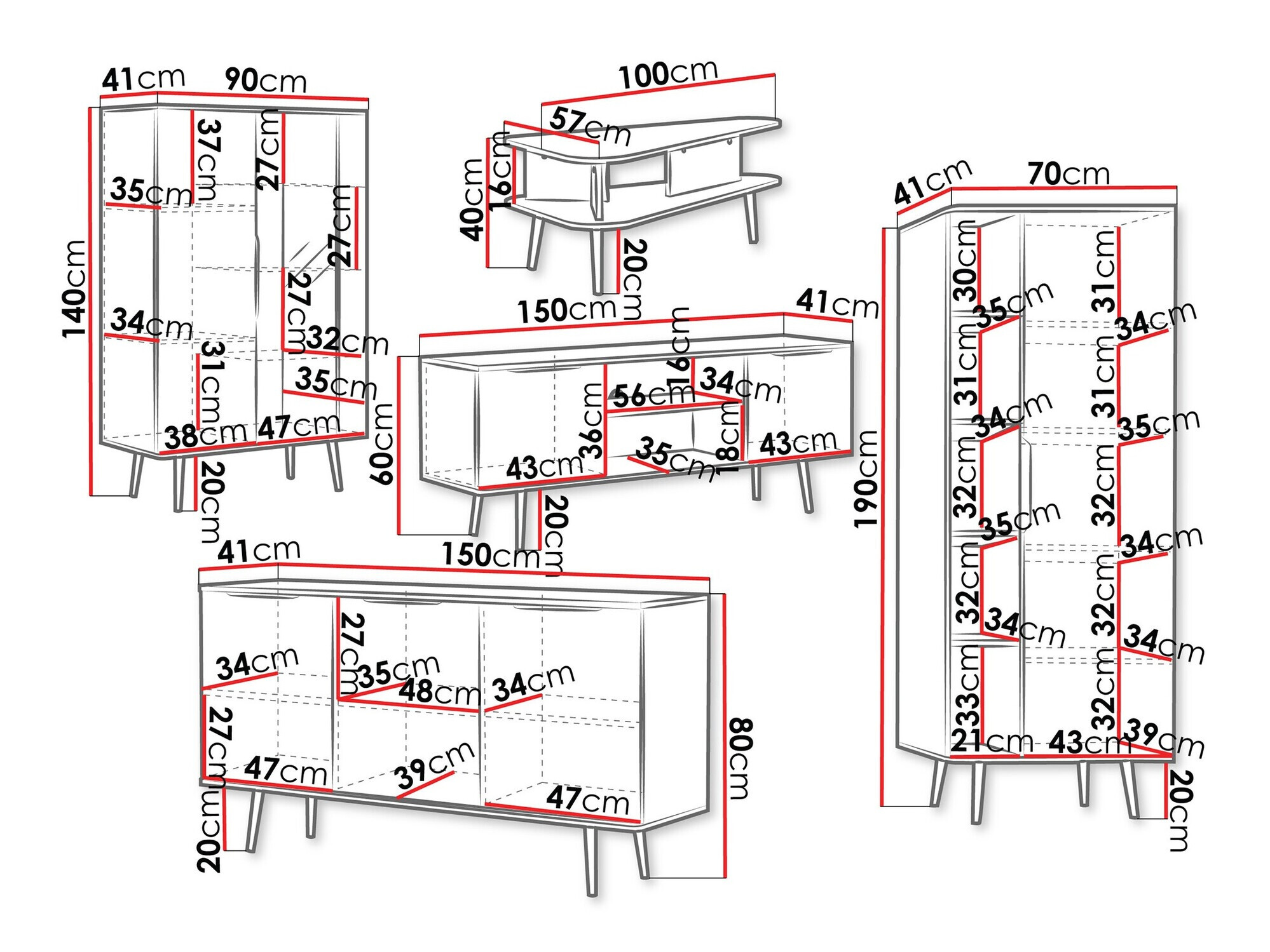 Conjunto de salón Livetre 105 (Si)