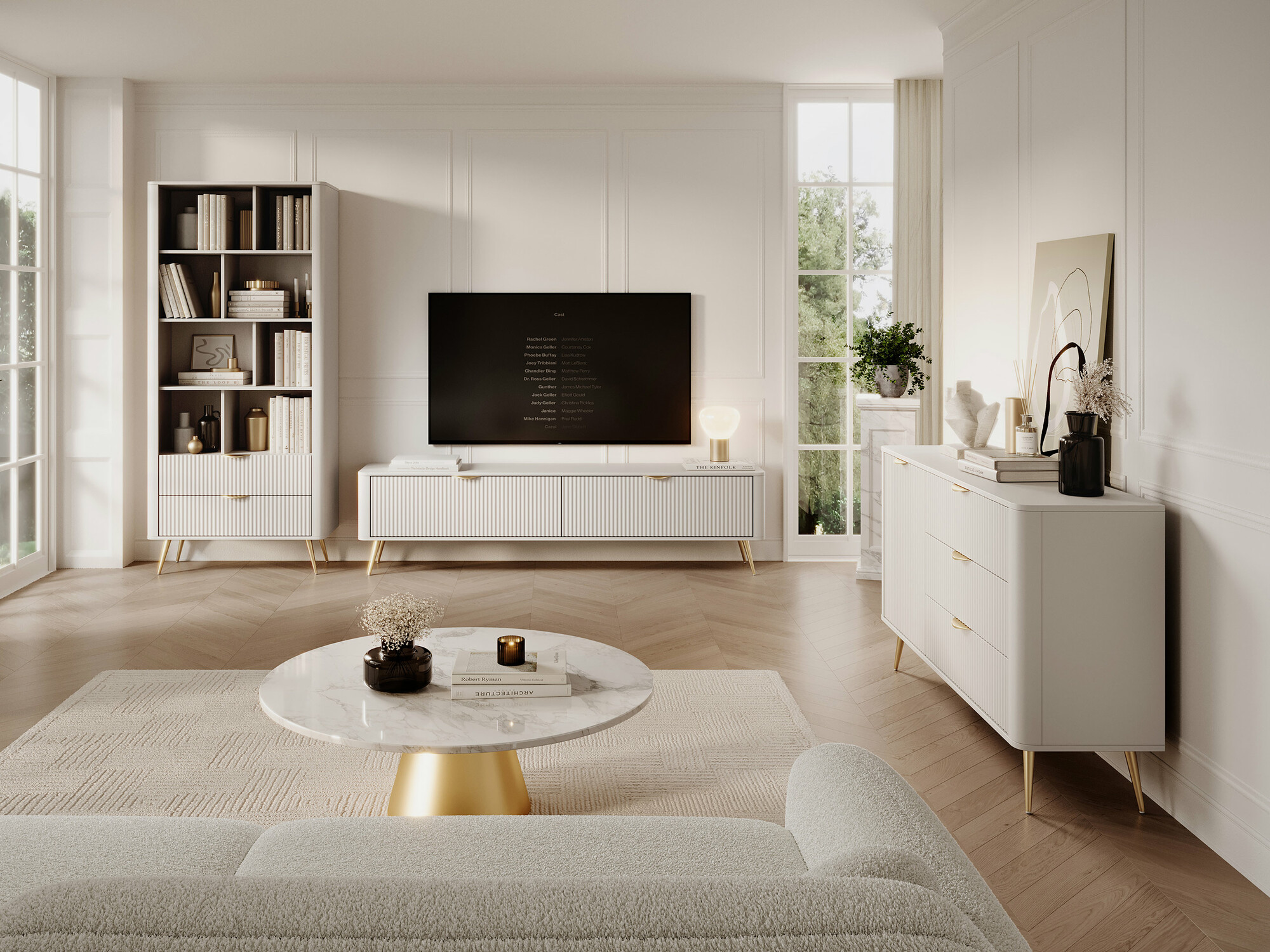 Conjunto de salón Versoe 108 (Beige)