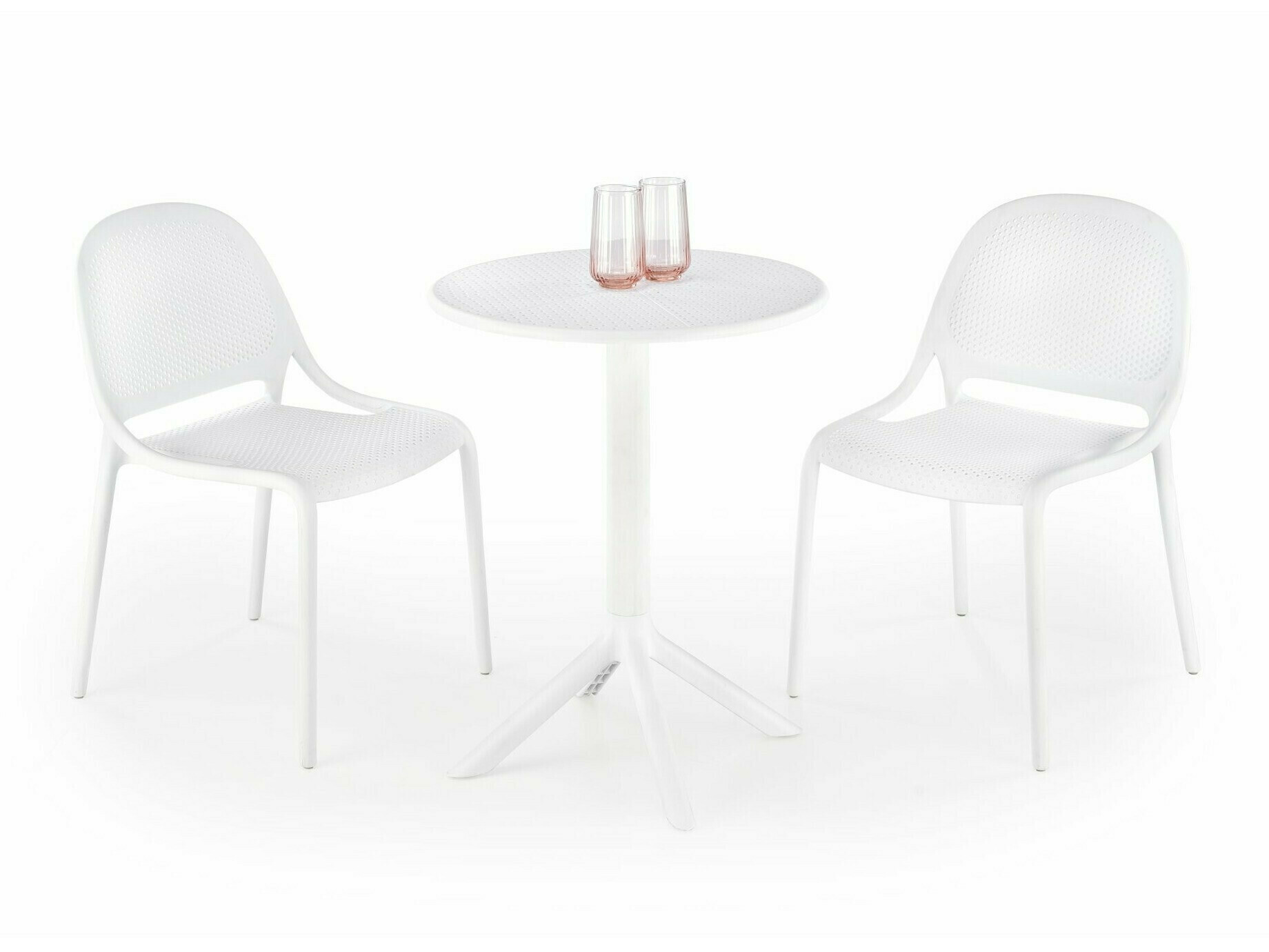 Conjunto de terraza Houston 1677 (Blanco)