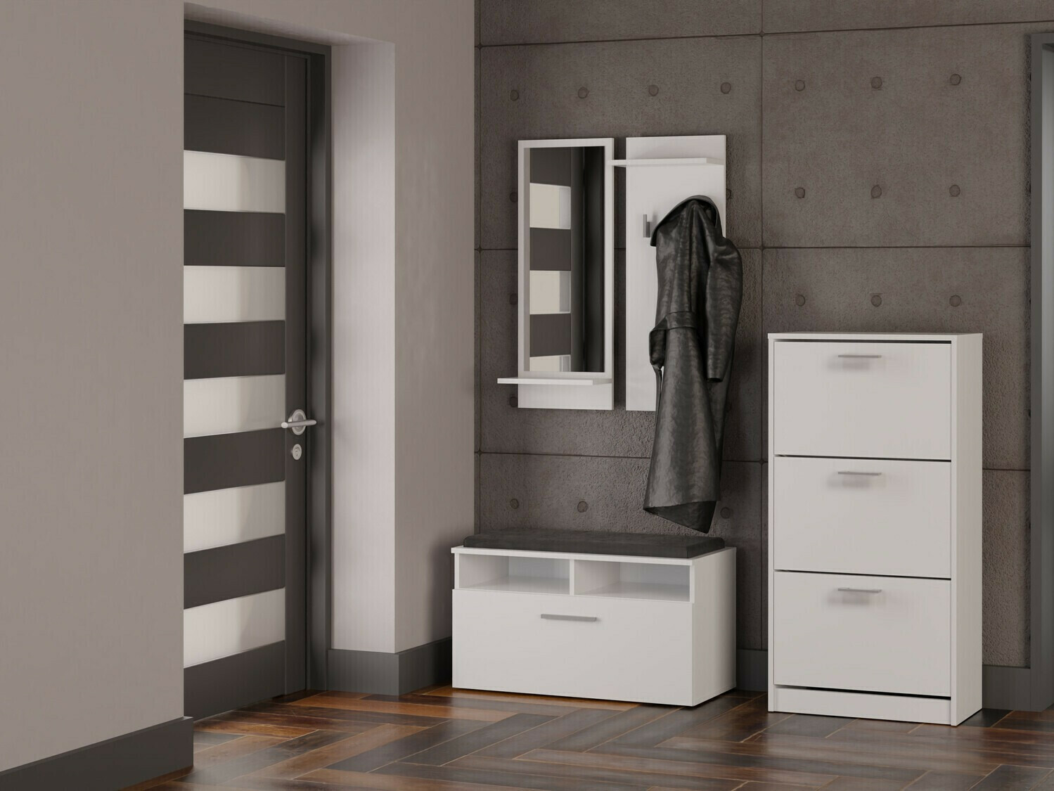 Perchero Mandeville 237 (Blanco)