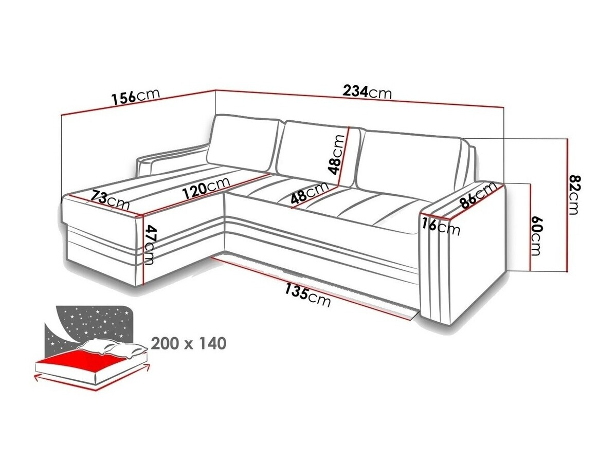 Sofá rinconero Providence 121 (Haiti 16 + Haiti 10)