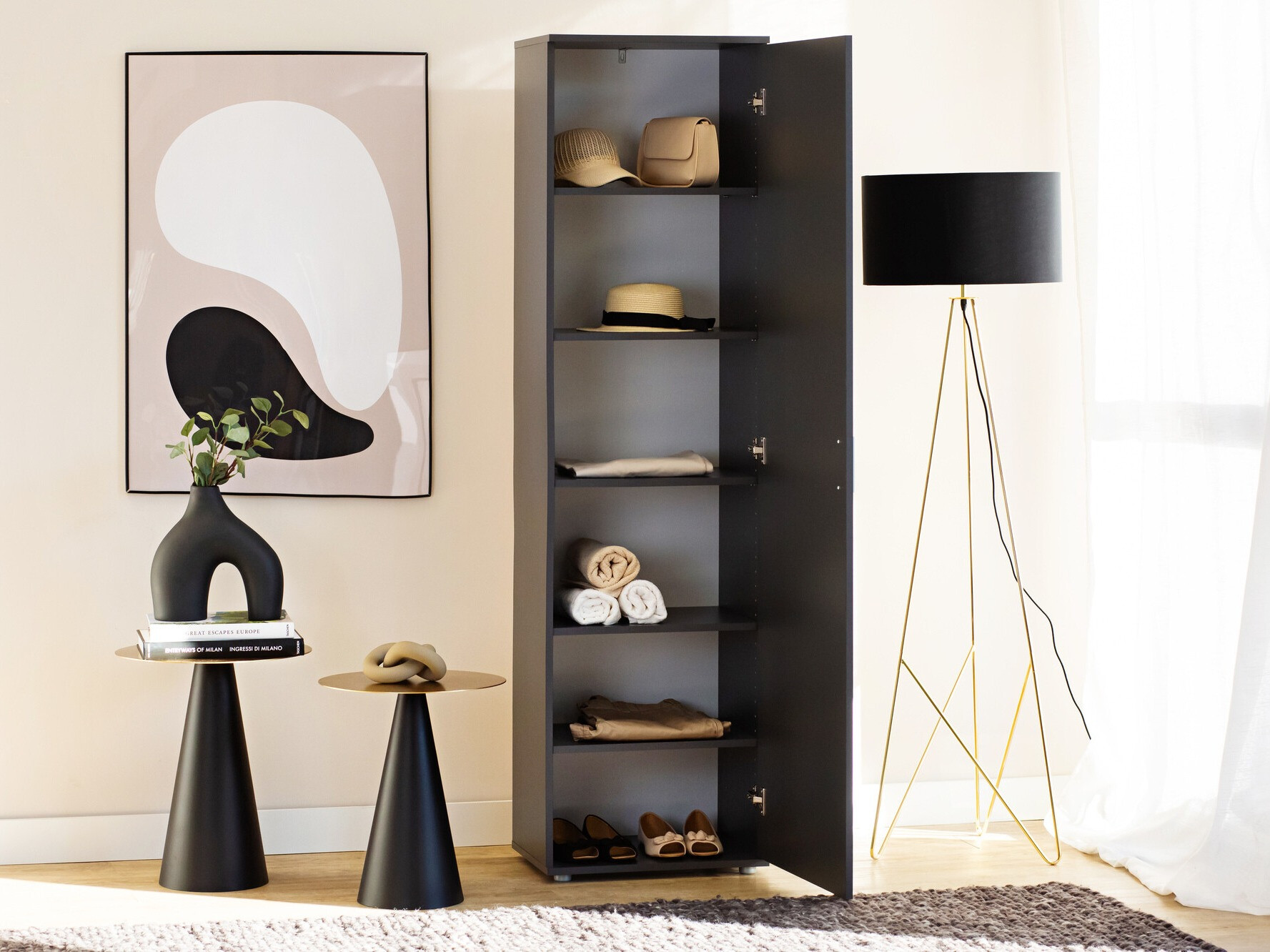 Estantería Bristol 200 (Antracita)