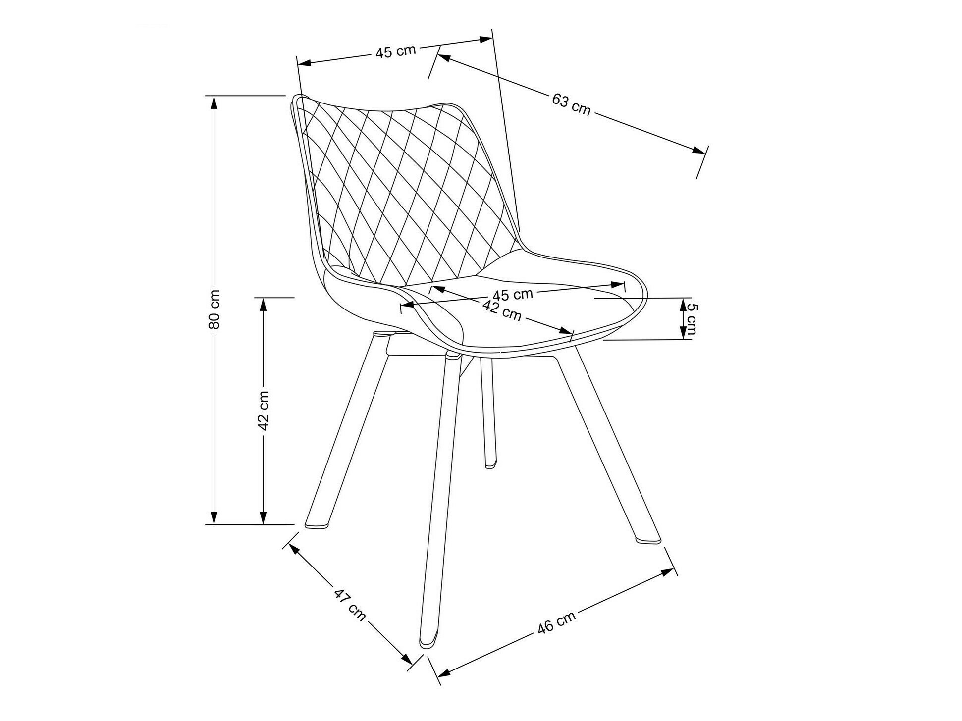 Silla Houston 1442 (Bluvel 19)