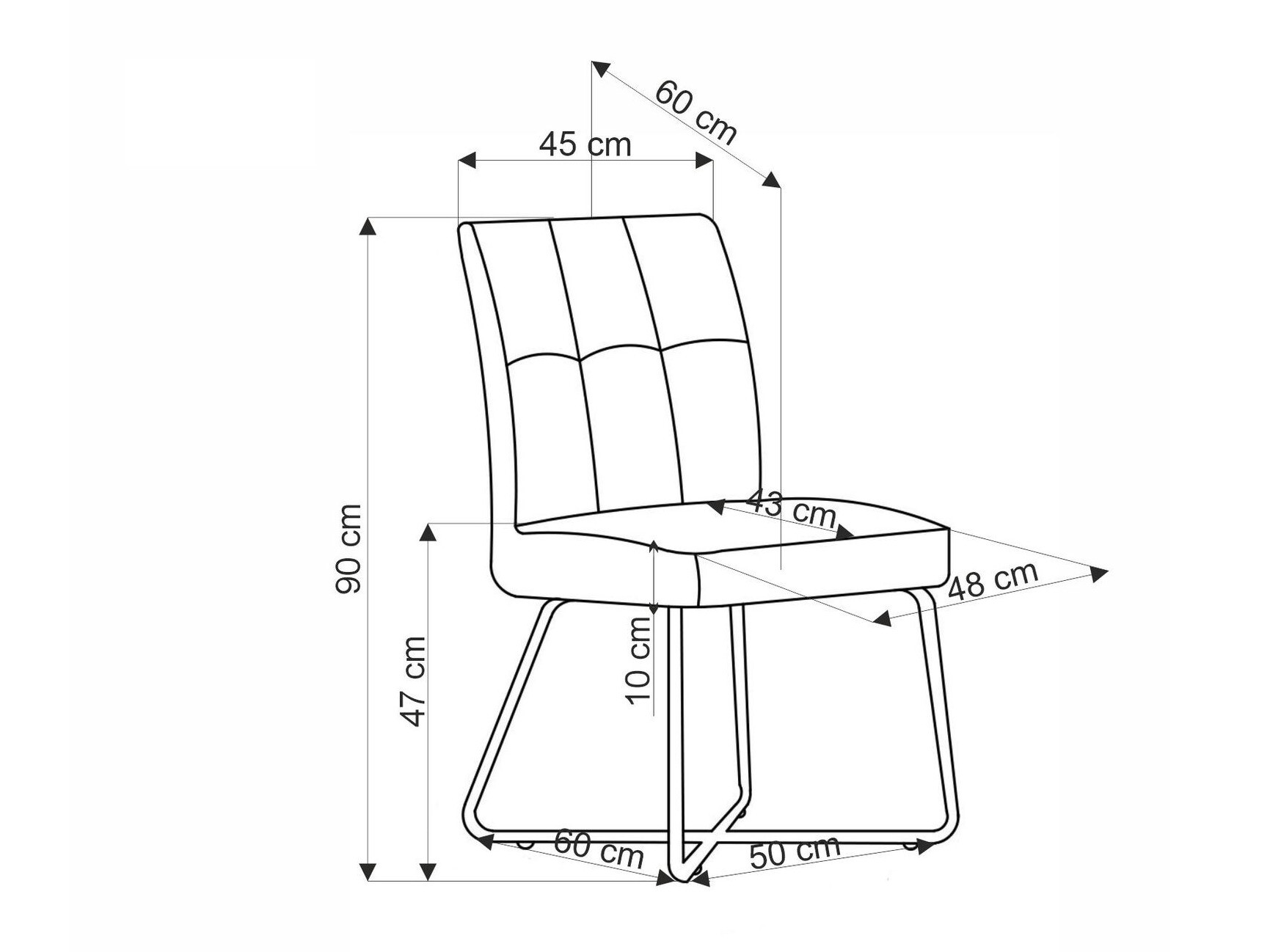 Silla Houston 1674 (Gris)
