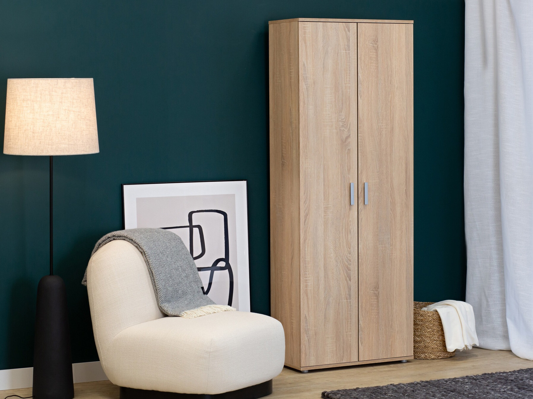 Estantería Bristol 201 (Roble Sonoma)