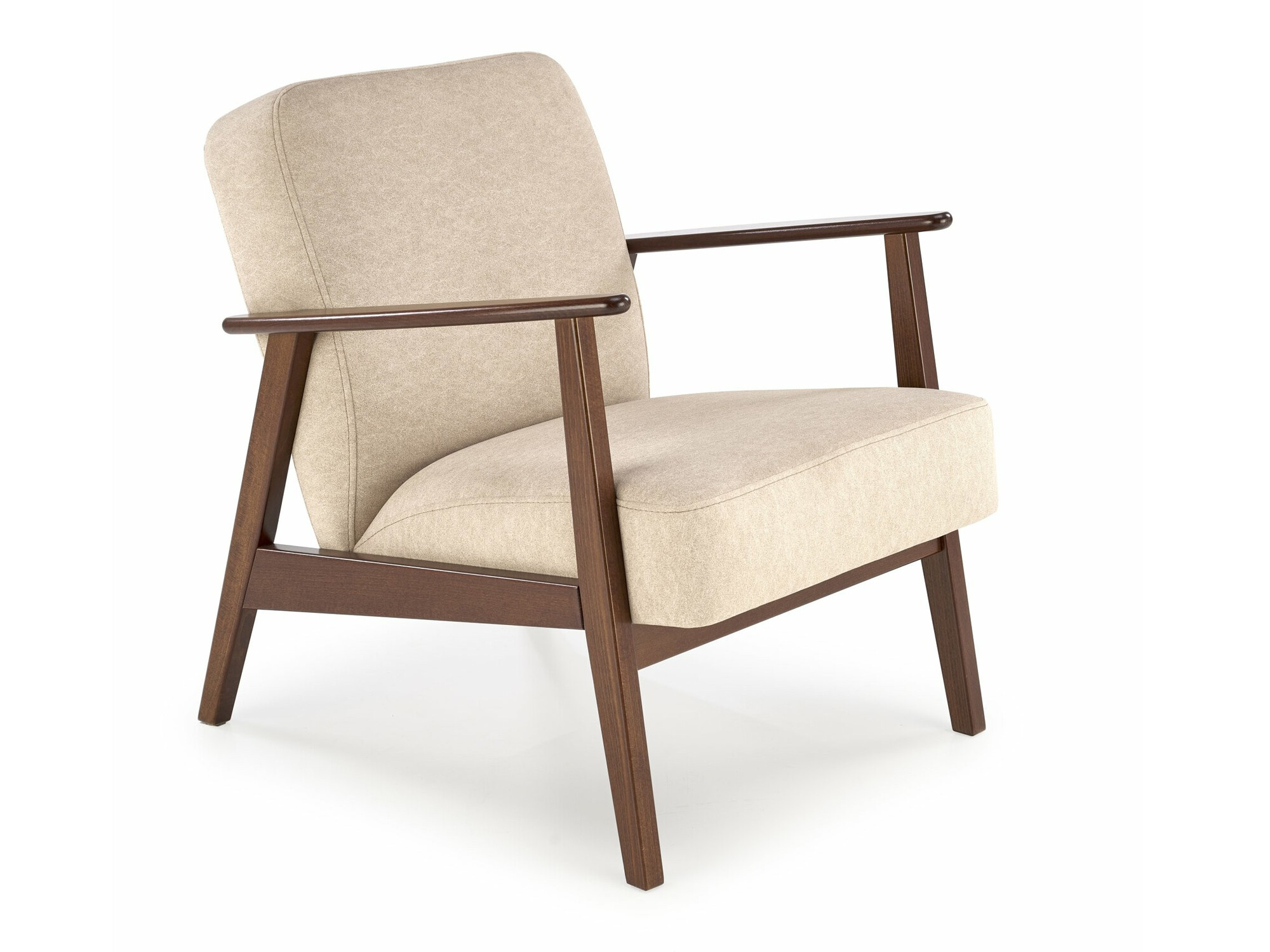 Sillón Houston 2116 (Beige + Nogal)