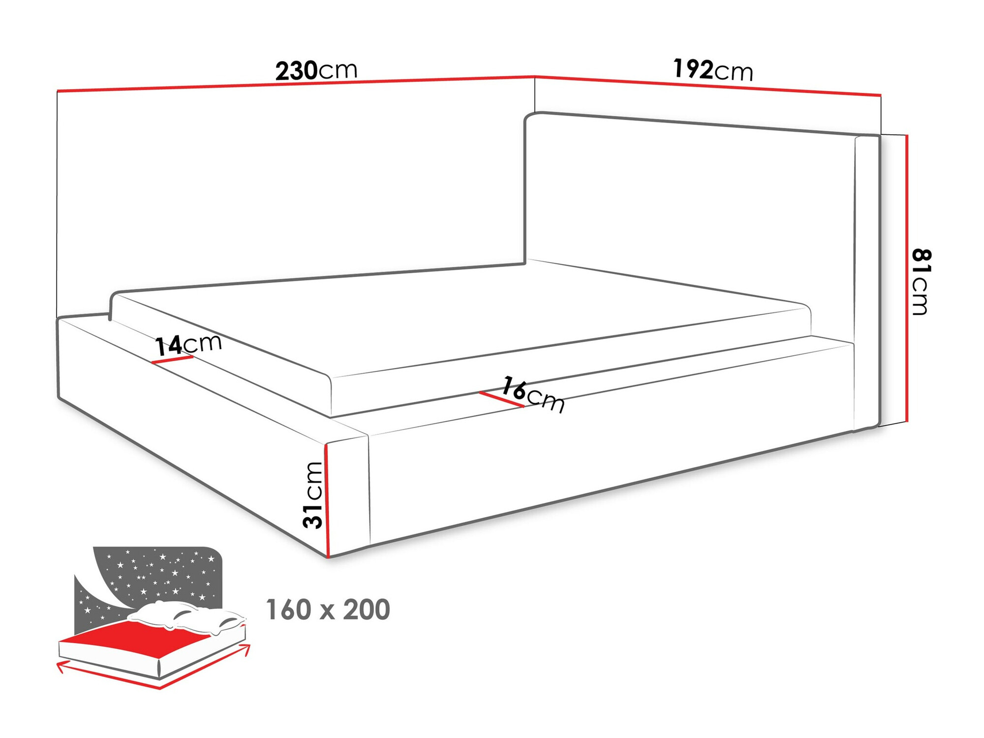 Cama TrendyNest 107 (Top 02)