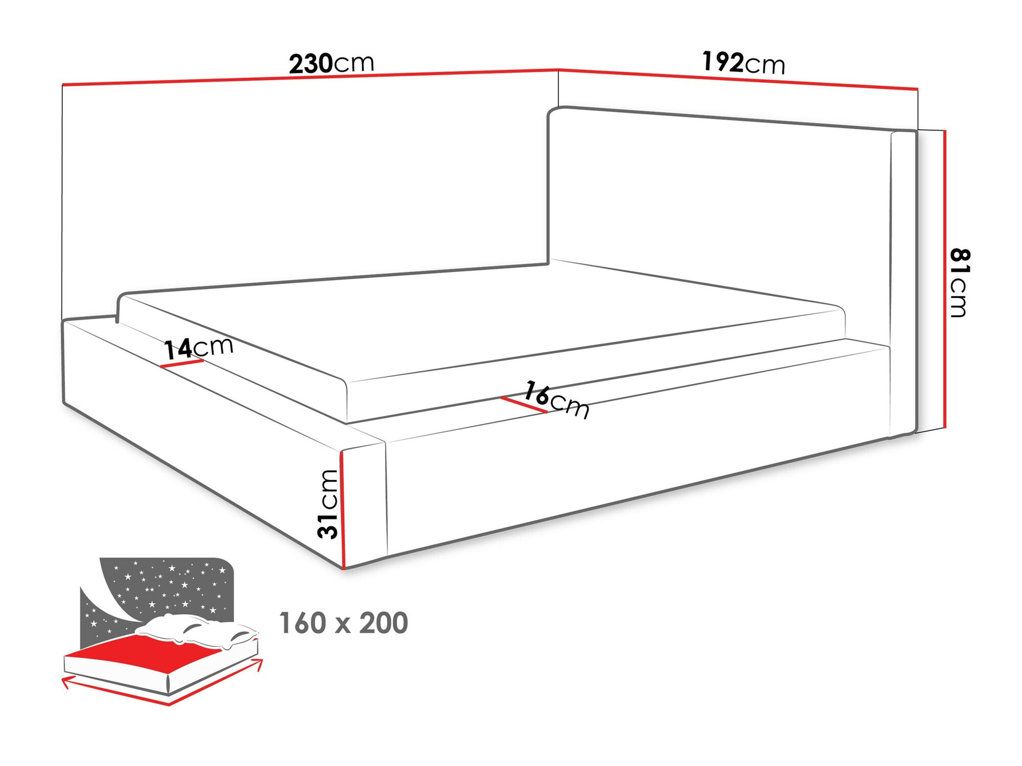 Cama TrendyNest 107 (Top 20)
