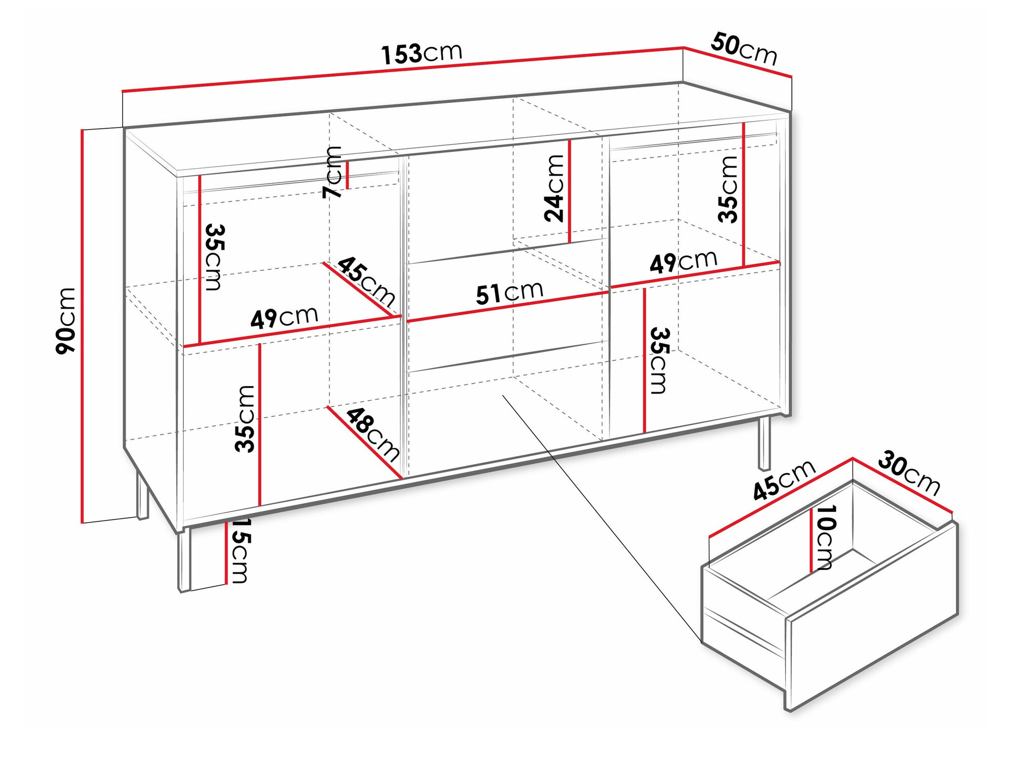 Cómoda Comfivo Delruva I (Negro)